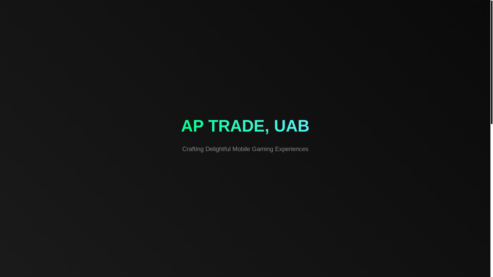 website screenshot of https://aptradegamesco.space/