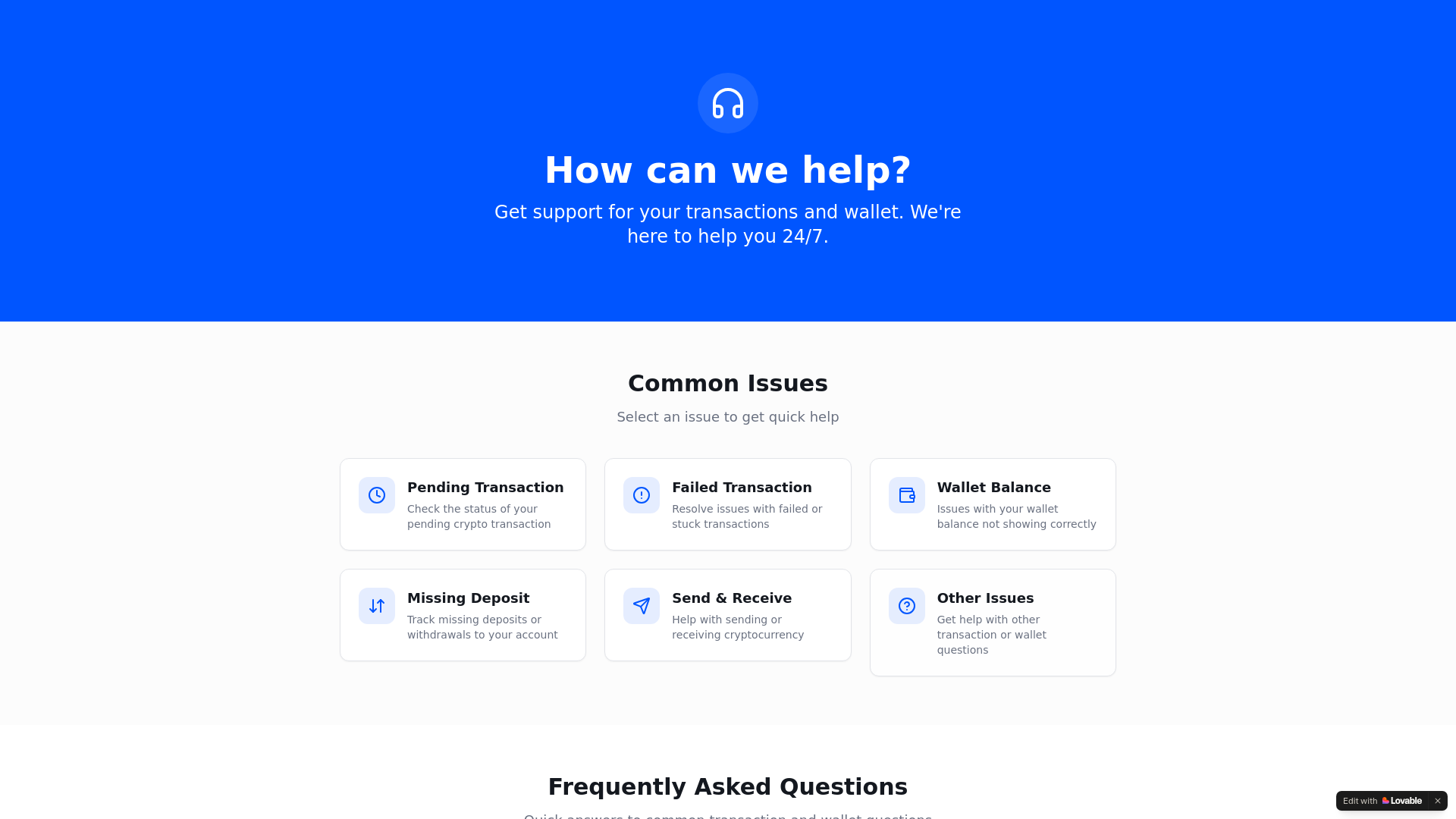 website screenshot of https://chat-coinbase-supl.lovable.app