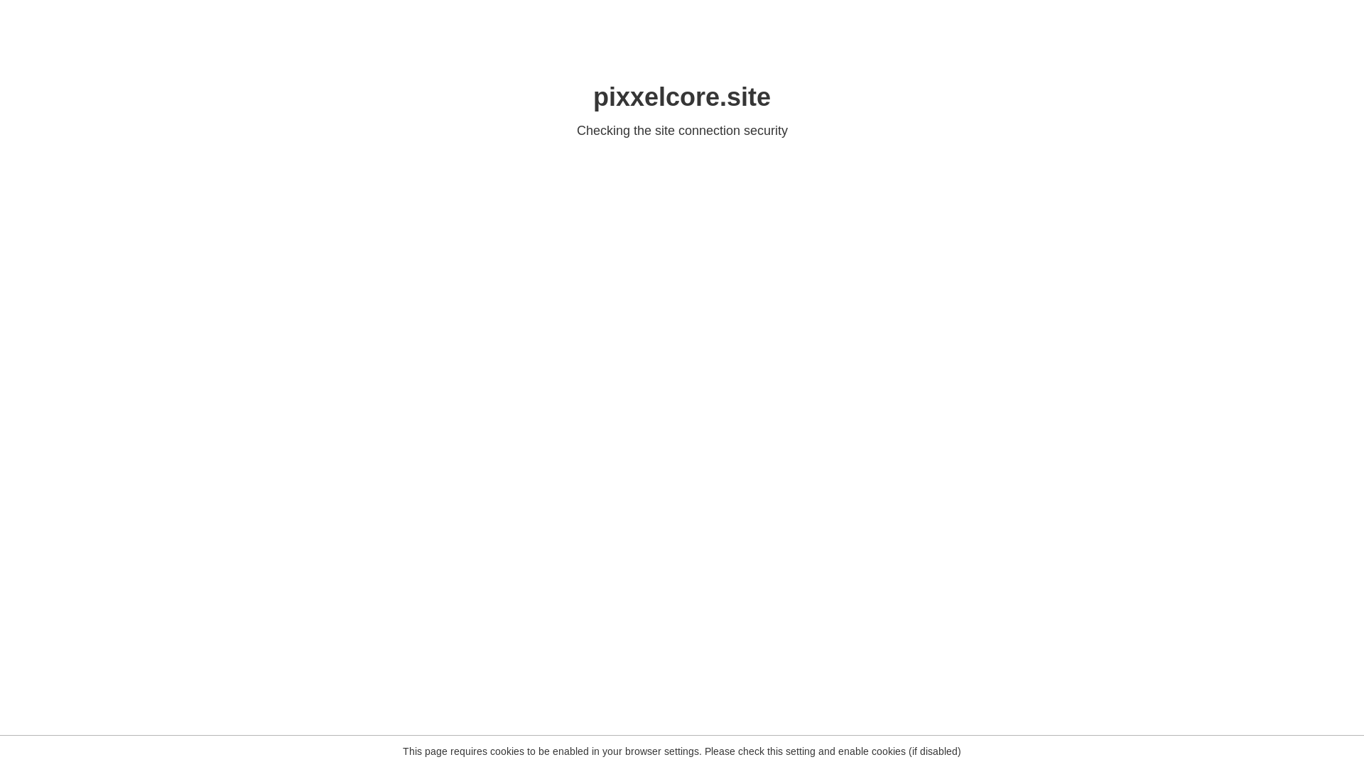 website screenshot of https://pixxelcore.site/