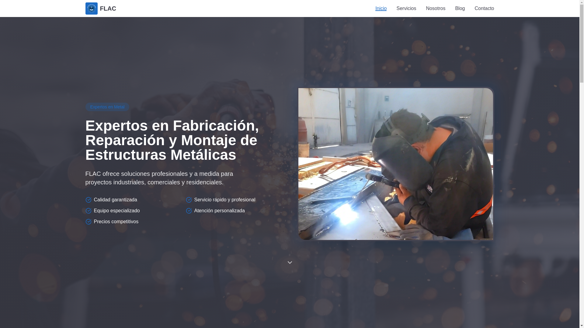 website screenshot of https://metalcraft-minimalist-site.pages.dev/