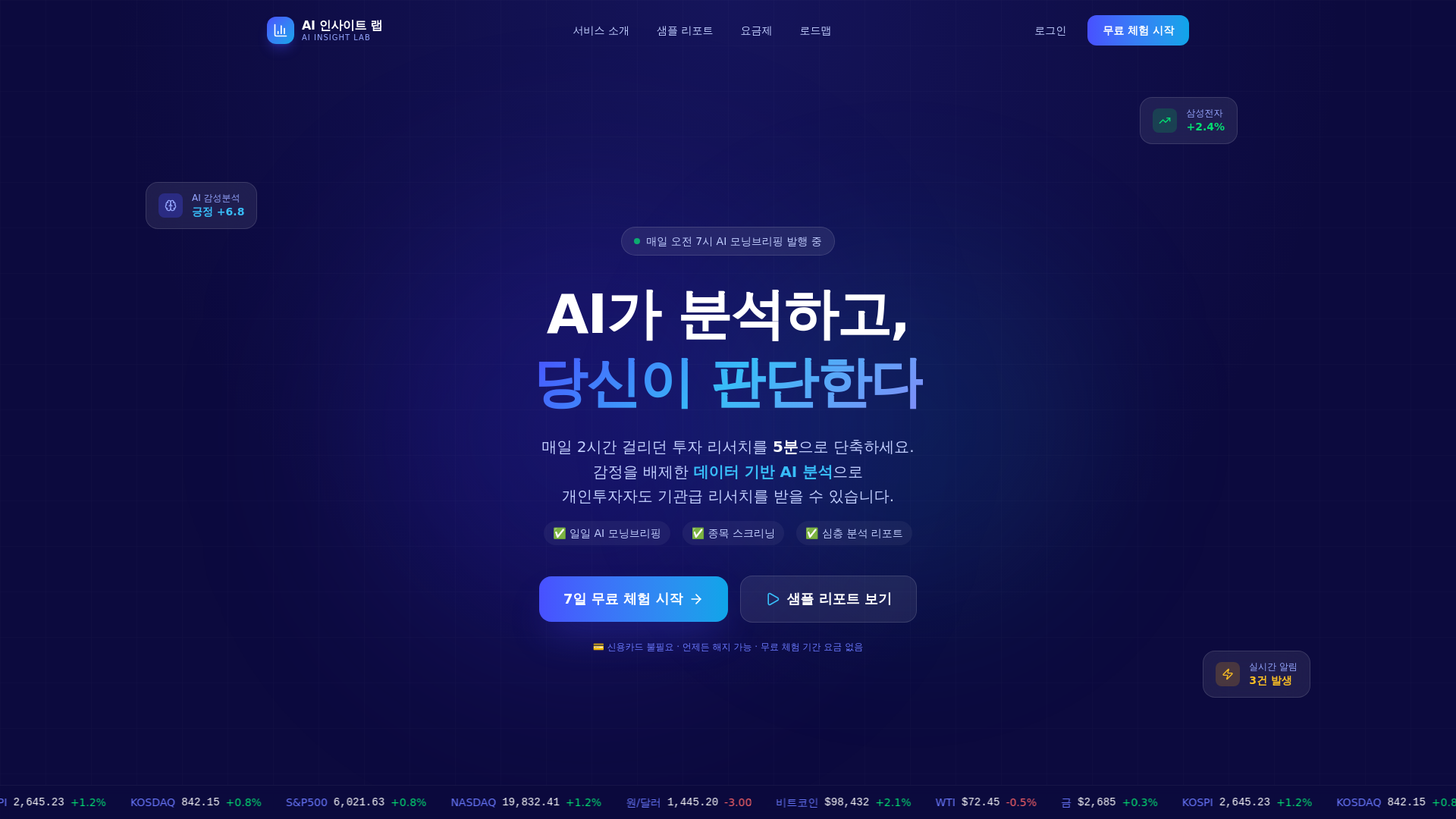 website screenshot of https://ai-insightlab.pages.dev/