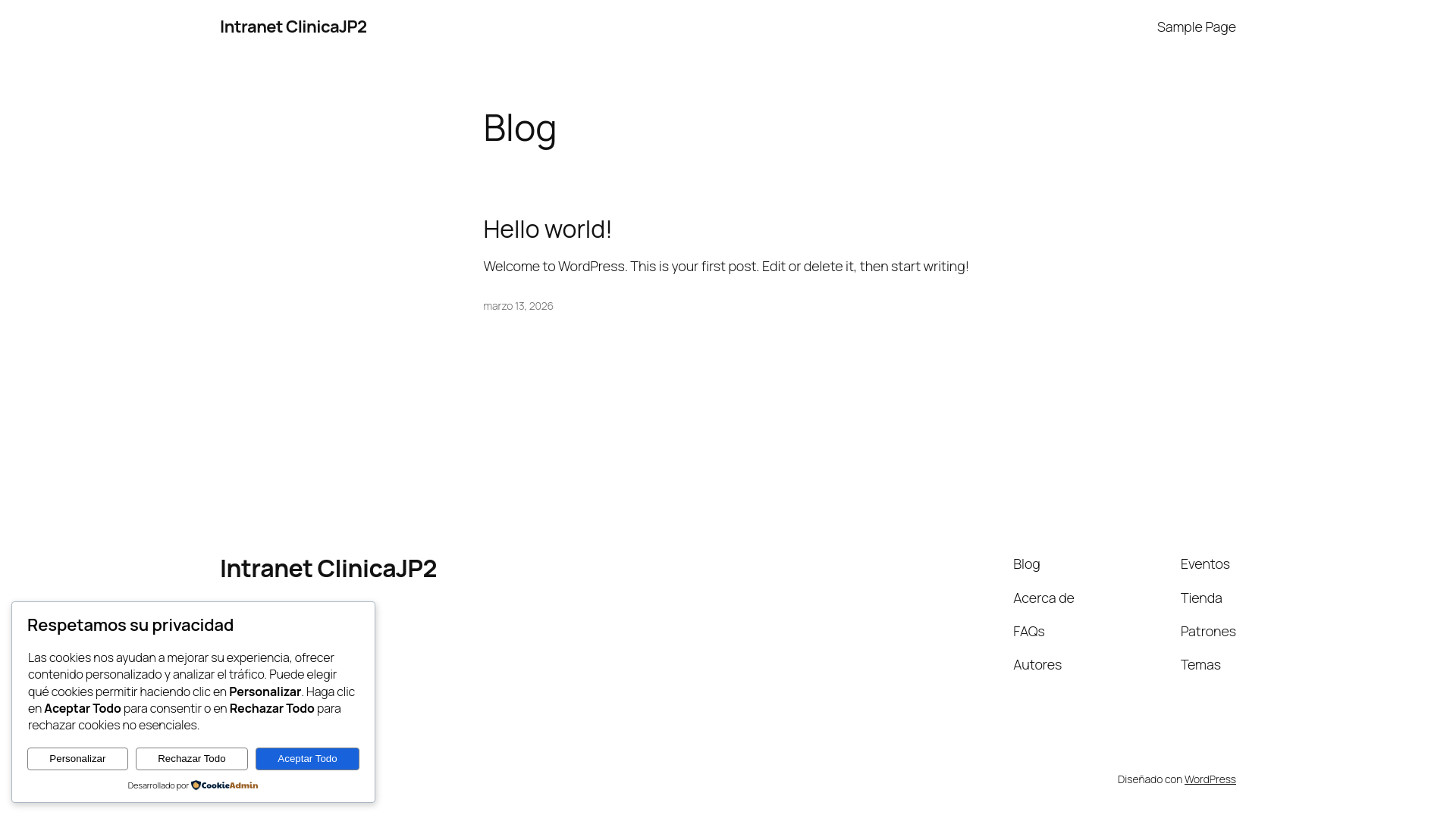 website screenshot of https://portaljp2.cl/