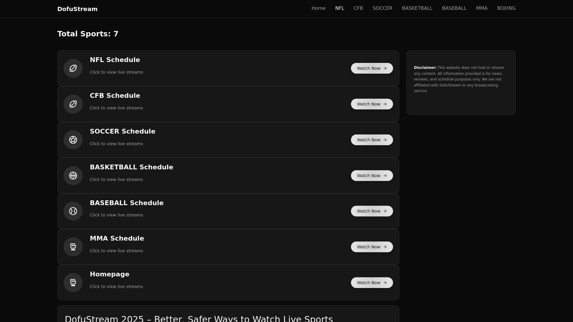 website screenshot of https://dofustream-cv.pages.dev/