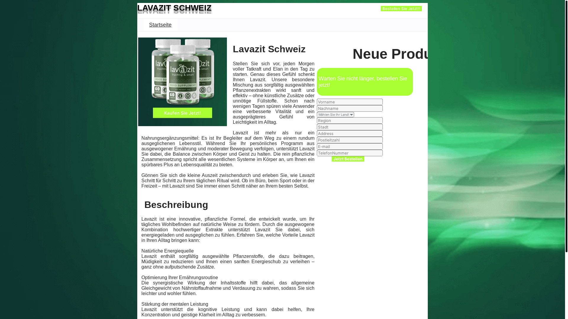 website screenshot of https://lavazit.ch/