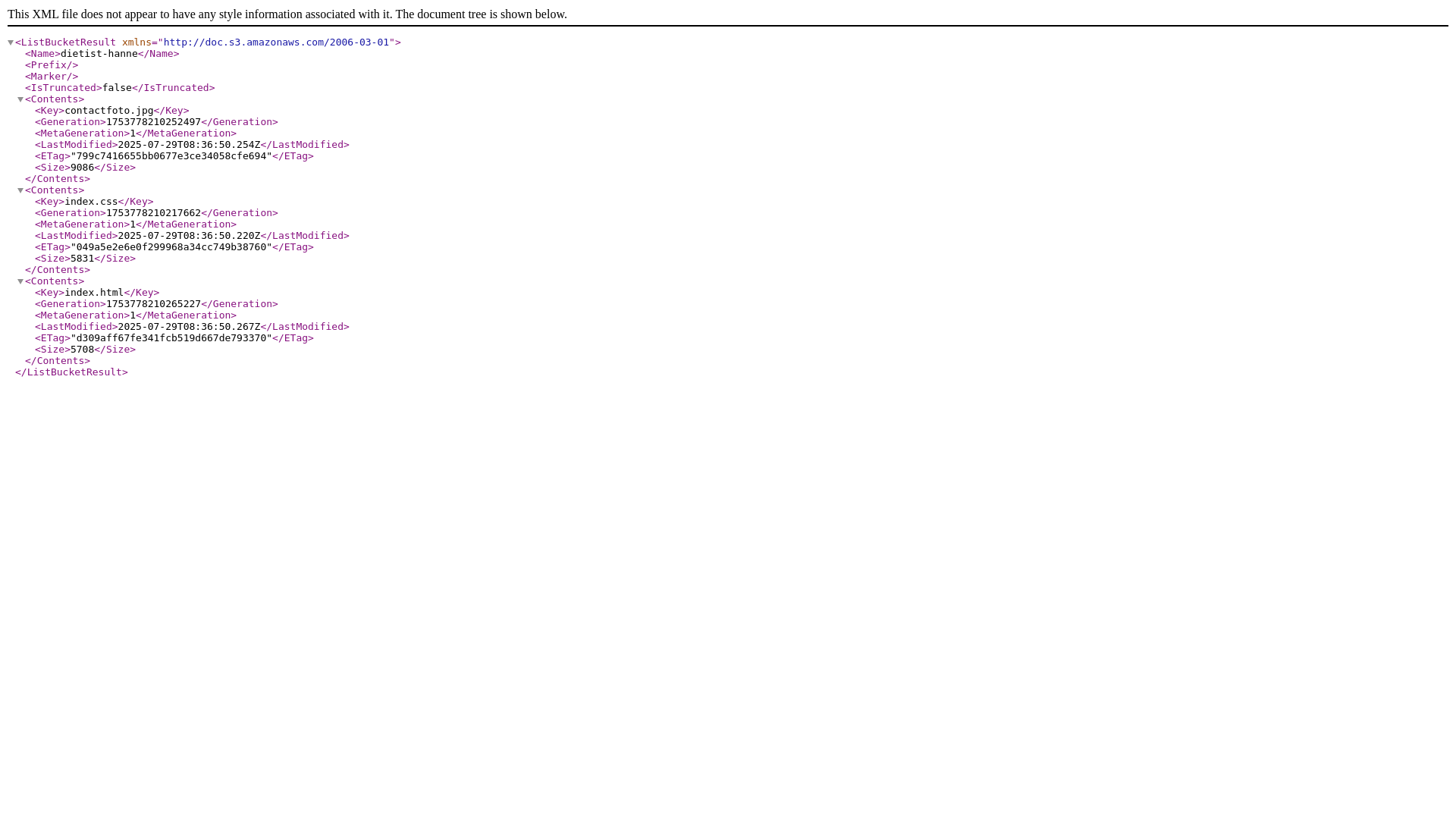 website screenshot of https://dietist-hanne.be/