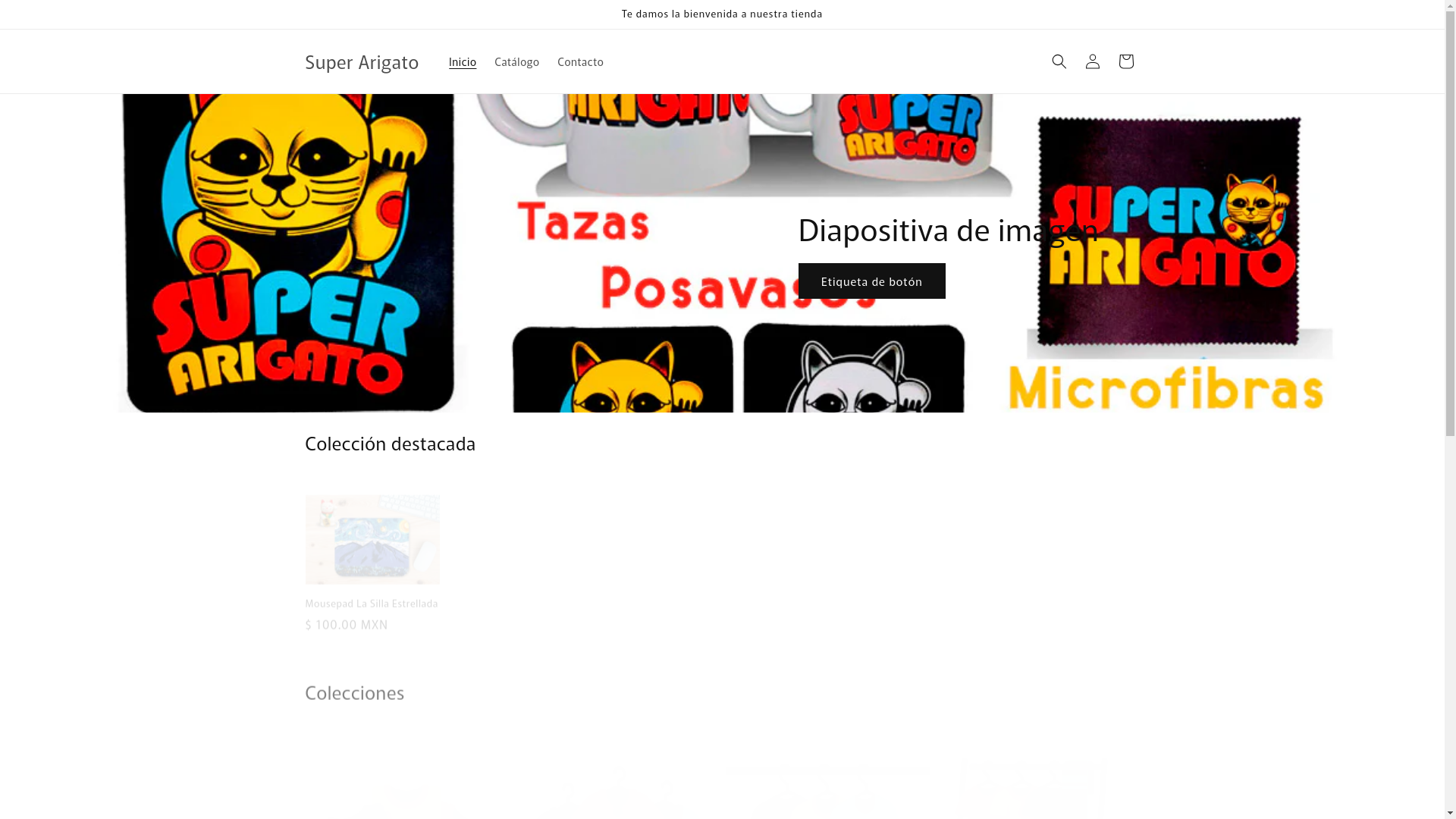 website screenshot of https://superarigato.com/