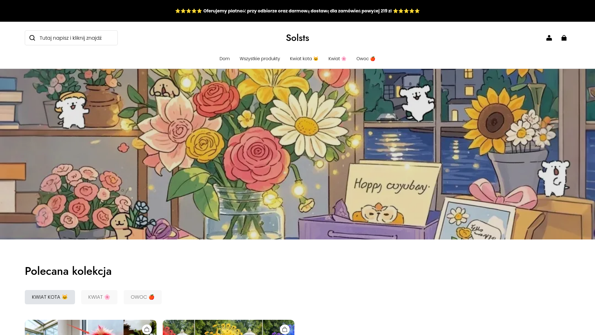 website screenshot of https://solsts.com/