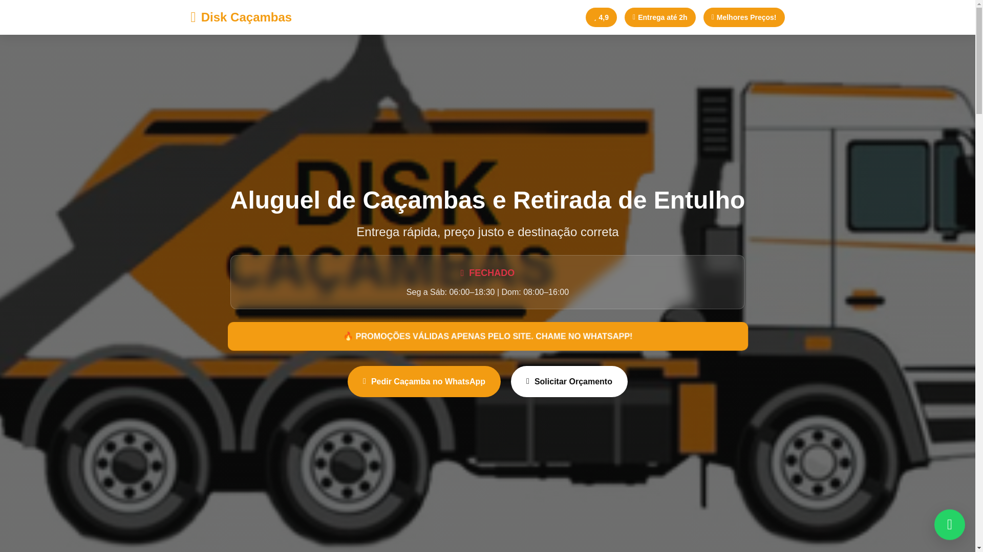 website screenshot of https://alugueisdecacamba.site/