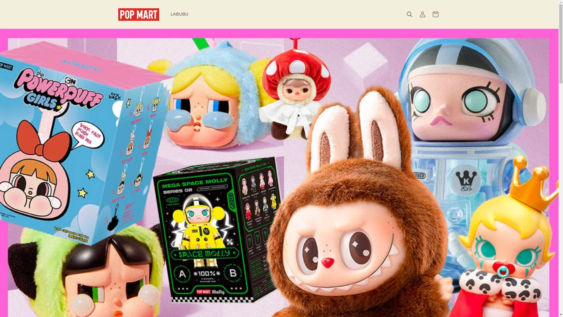 website screenshot of https://popmart-japan.com/