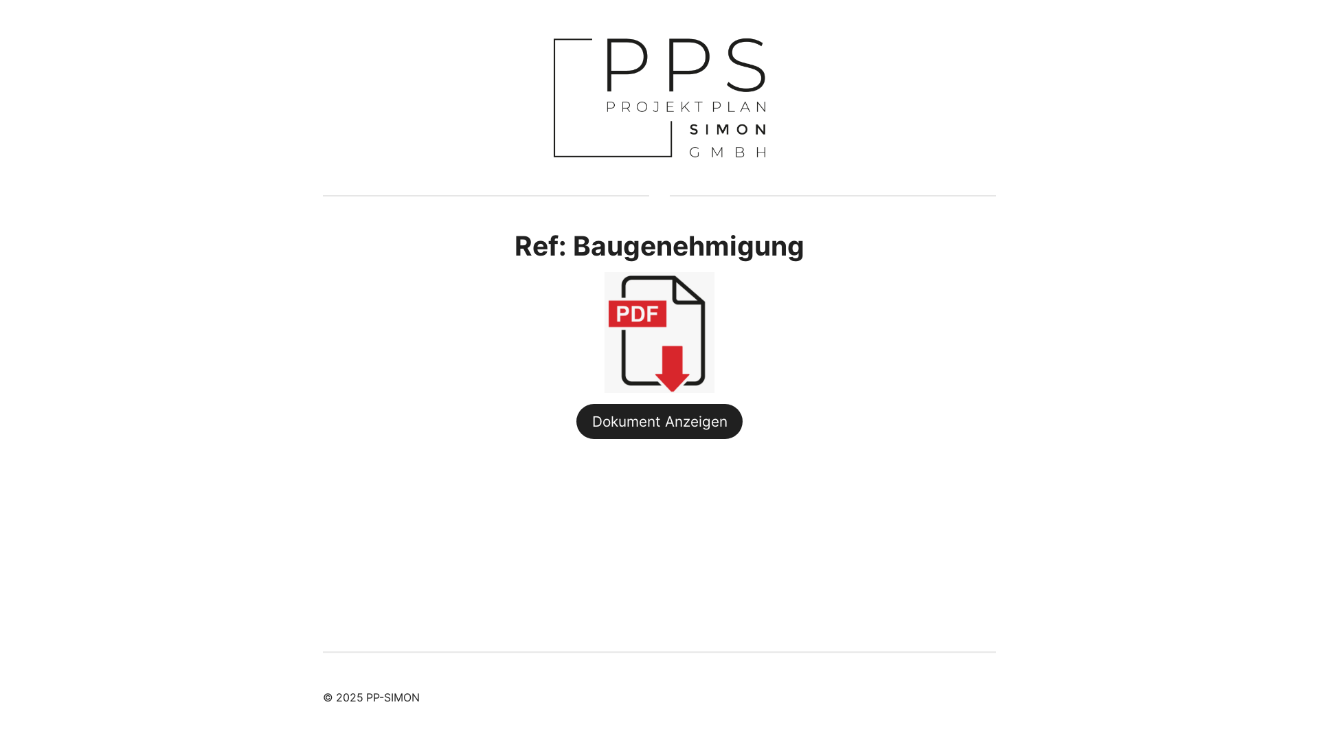 website screenshot of https://projektgenehmigung.de/