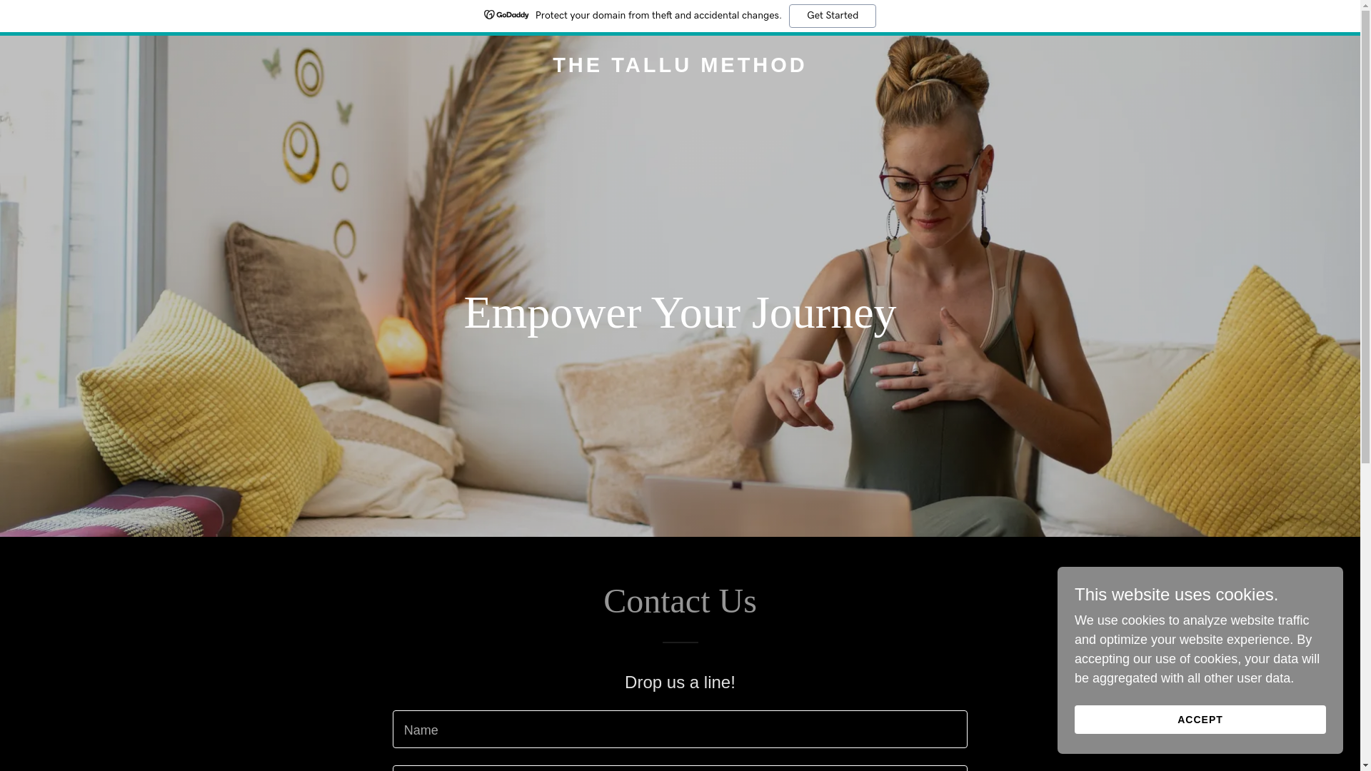 website screenshot of https://thetallumethod.com/