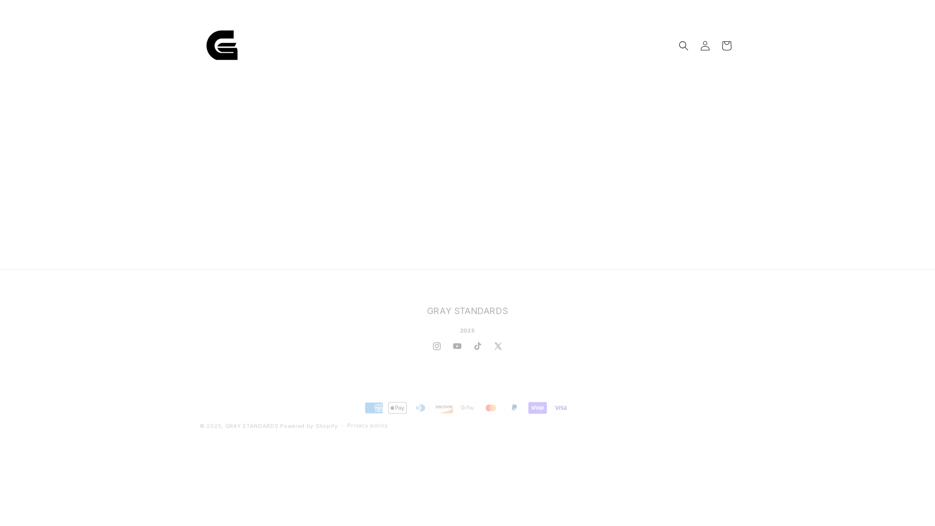 website screenshot of https://graystandards.com/