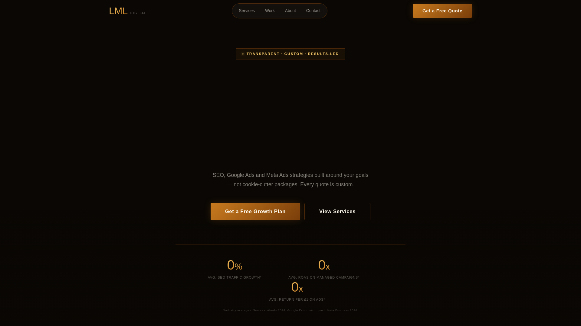 website screenshot of https://lmladvertising.com