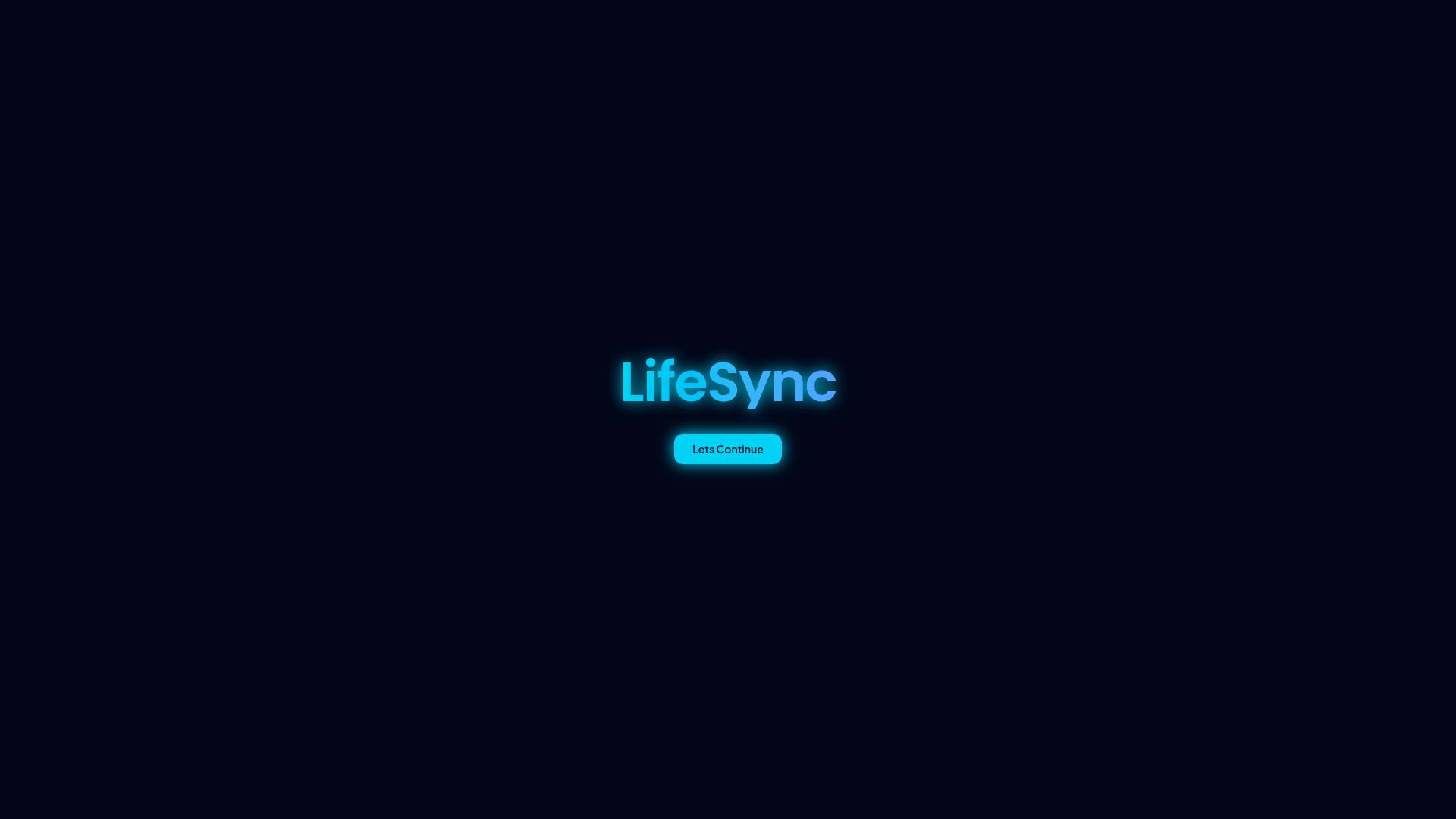 website screenshot of https://lifesync.systems/