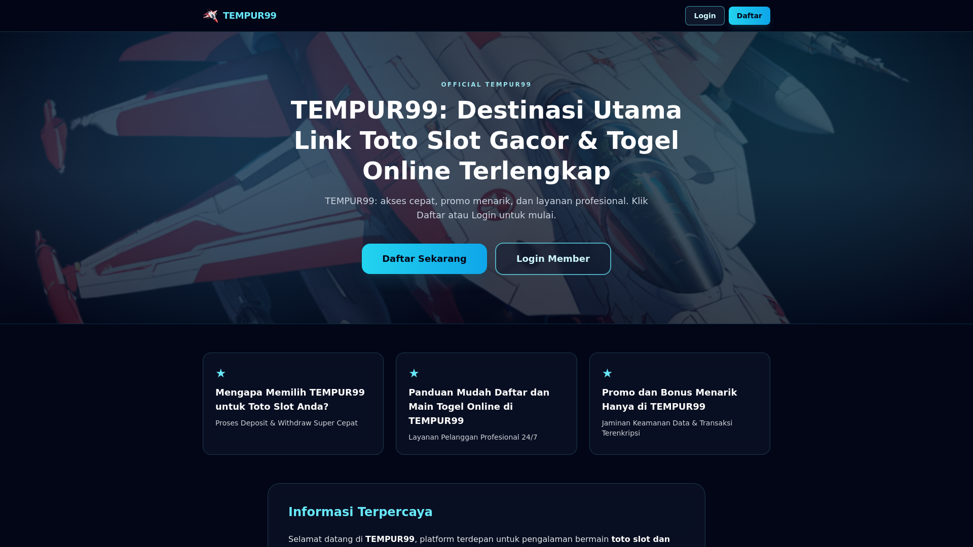 website screenshot of https://tempur99-destinasi-utama.pages.dev/