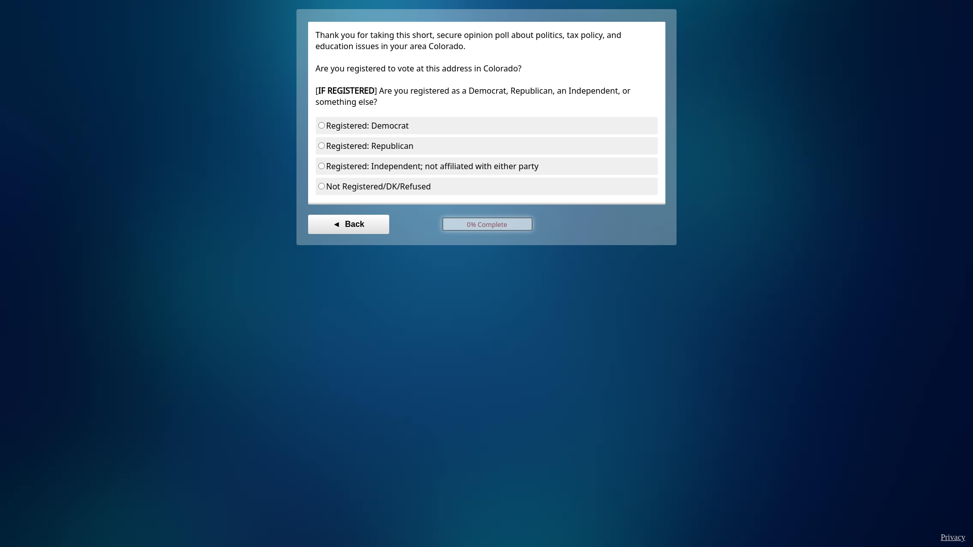 website screenshot of http://ccsdsurveys.com/kmTQ46