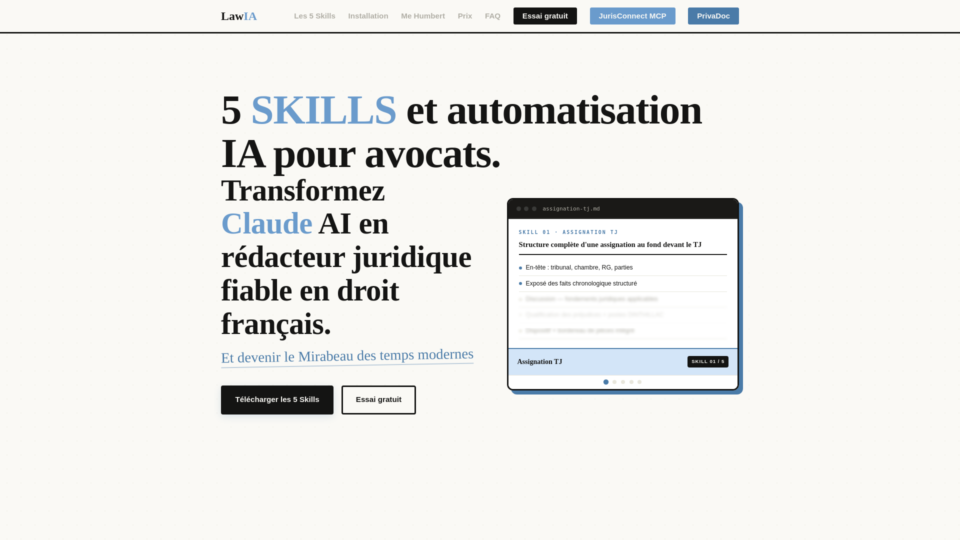 website screenshot of https://lawia-skills.pages.dev/