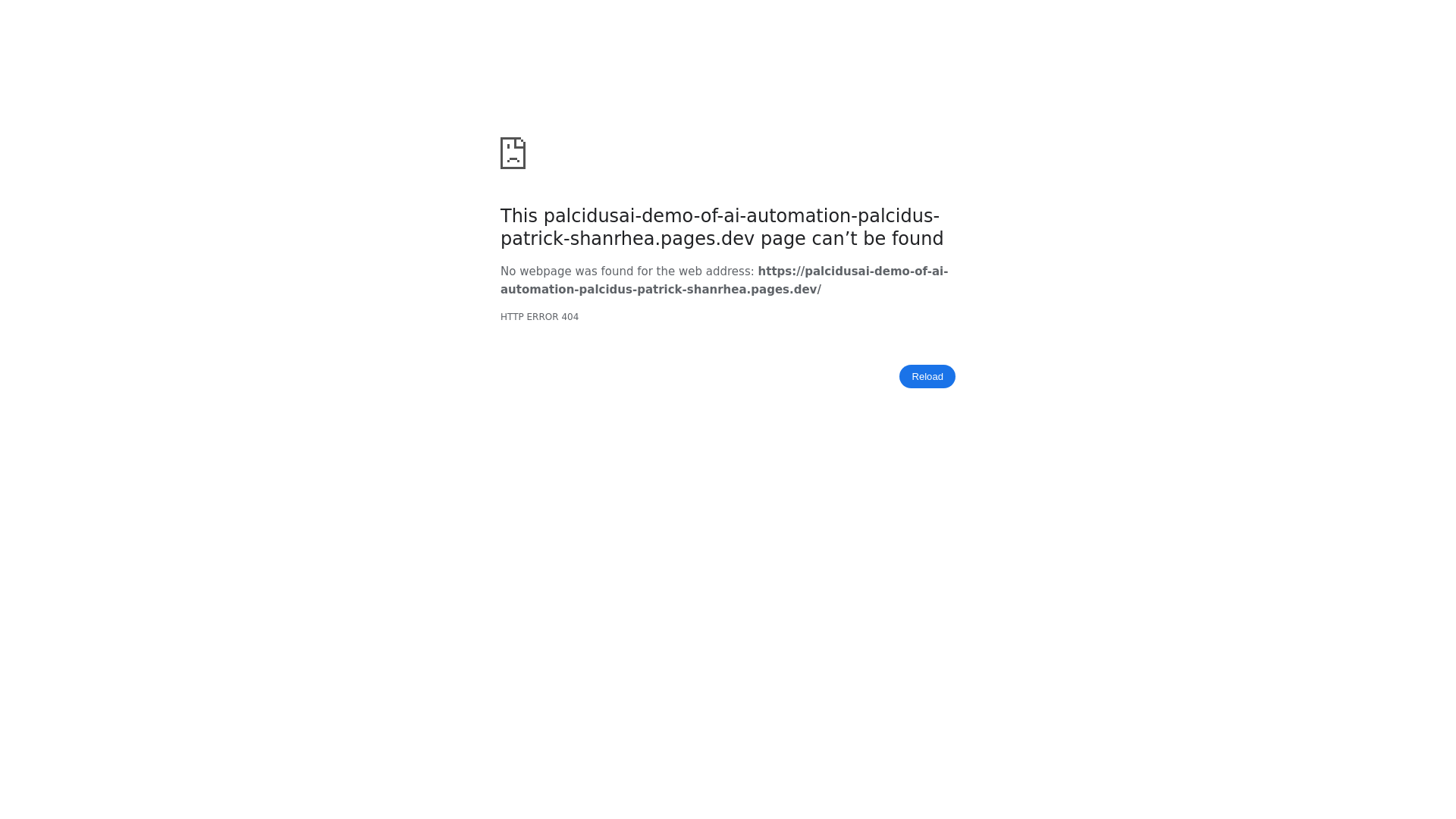 website screenshot of https://palcidusai-demo-of-ai-automation-palcidus-patrick-shanrhea.pages.dev/