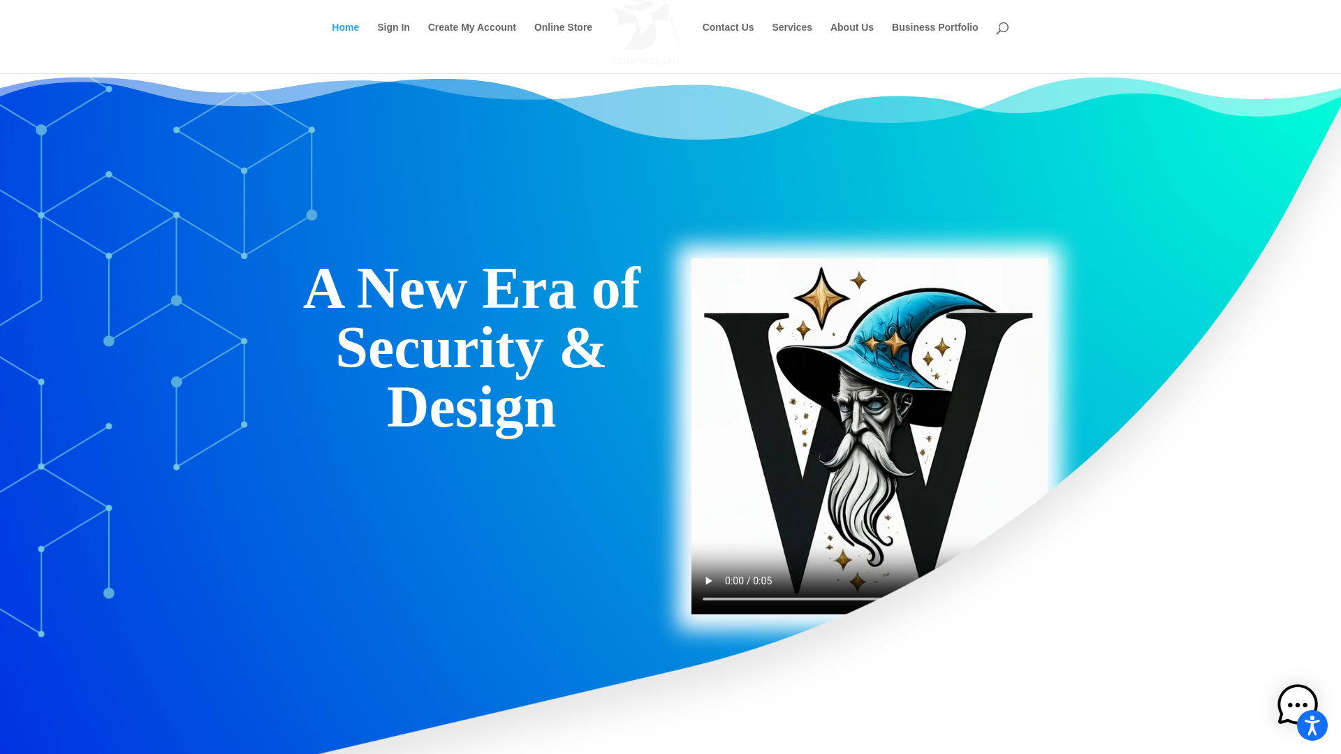 website screenshot of https://codewizardengineers.com/
