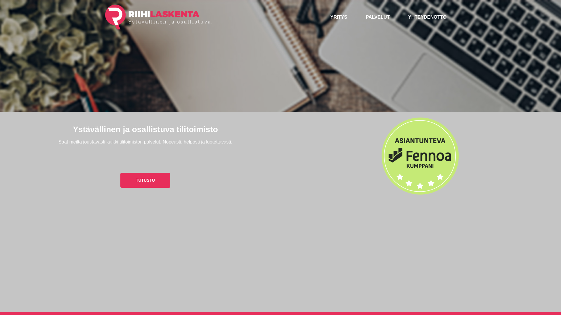 website screenshot of https://deandeta.fi