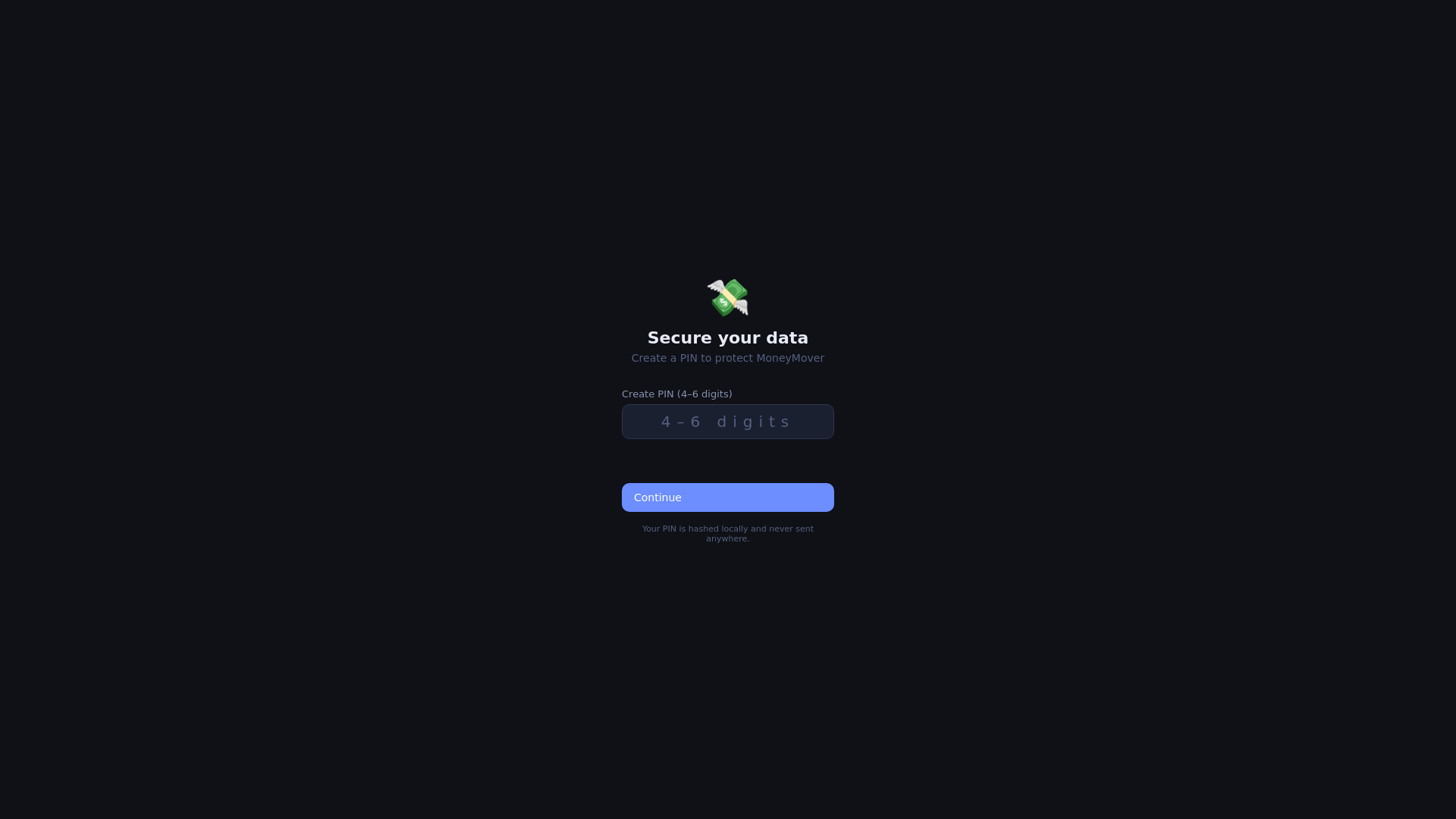 website screenshot of https://money-mover.pages.dev/