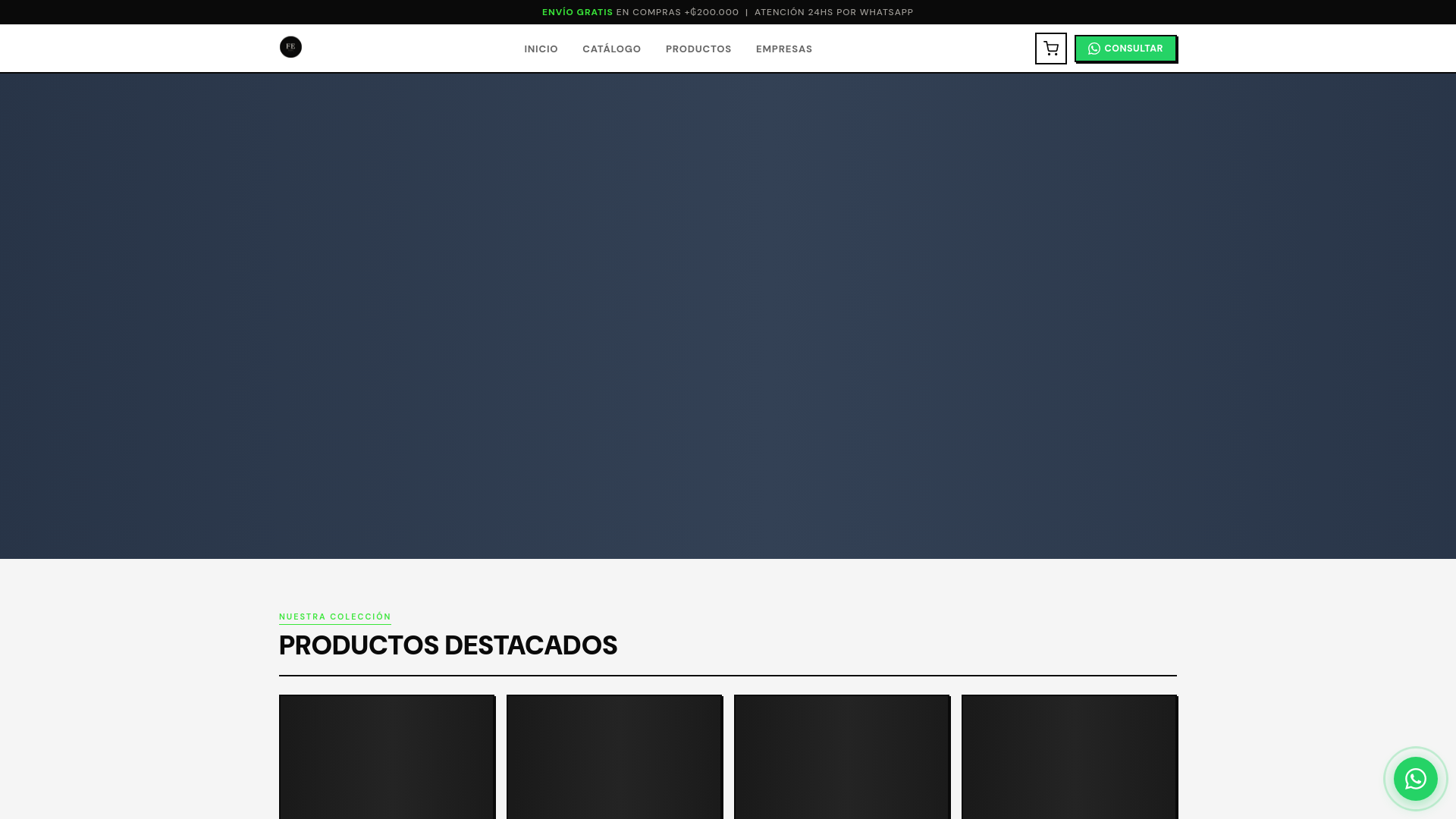 website screenshot of https://firmaestudiopy.com