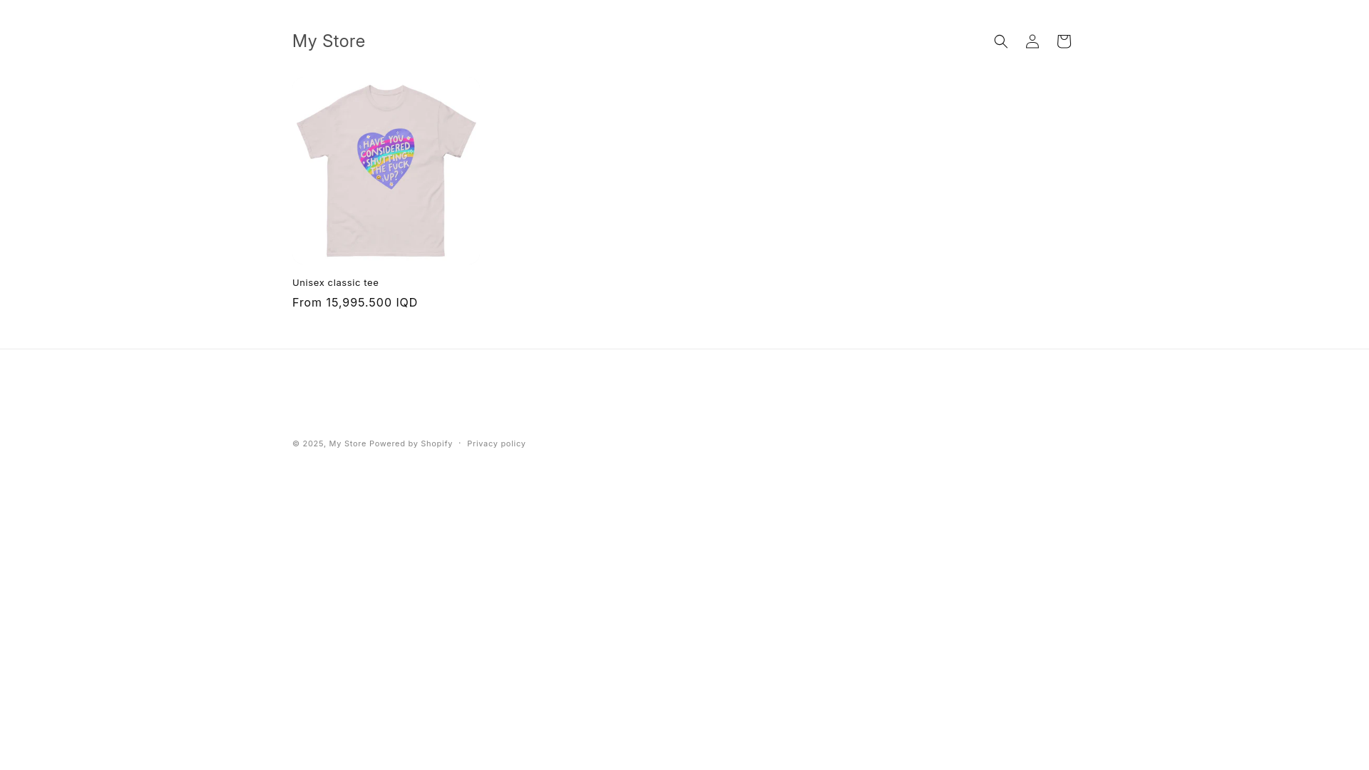 website screenshot of https://hanaarchy.store/
