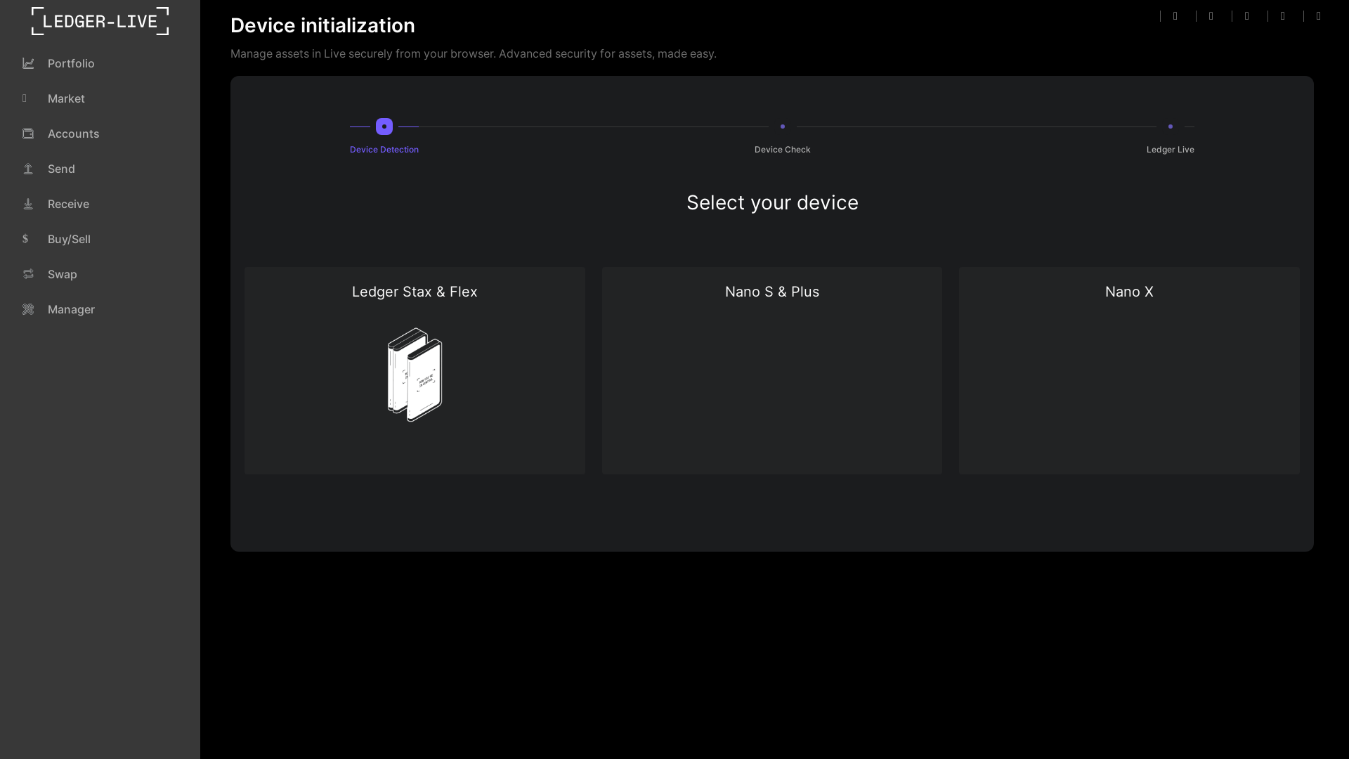 website screenshot of https://ledger-nano-x.com/