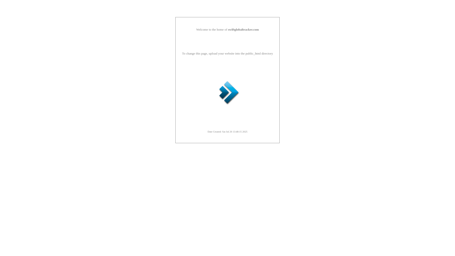 website screenshot of https://swiftglobaltracker.com/