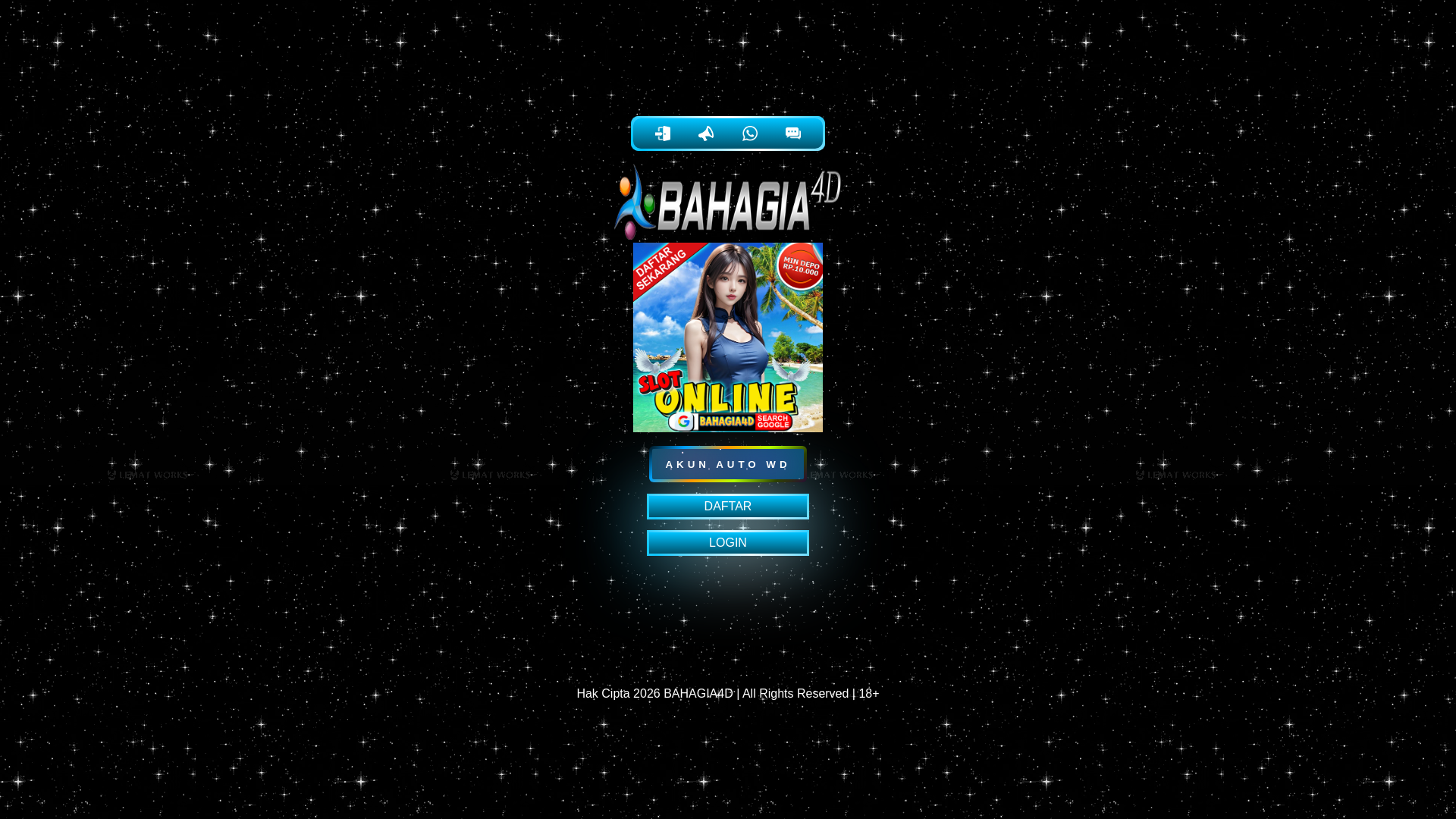 website screenshot of https://bahagia4dmania.pages.dev/