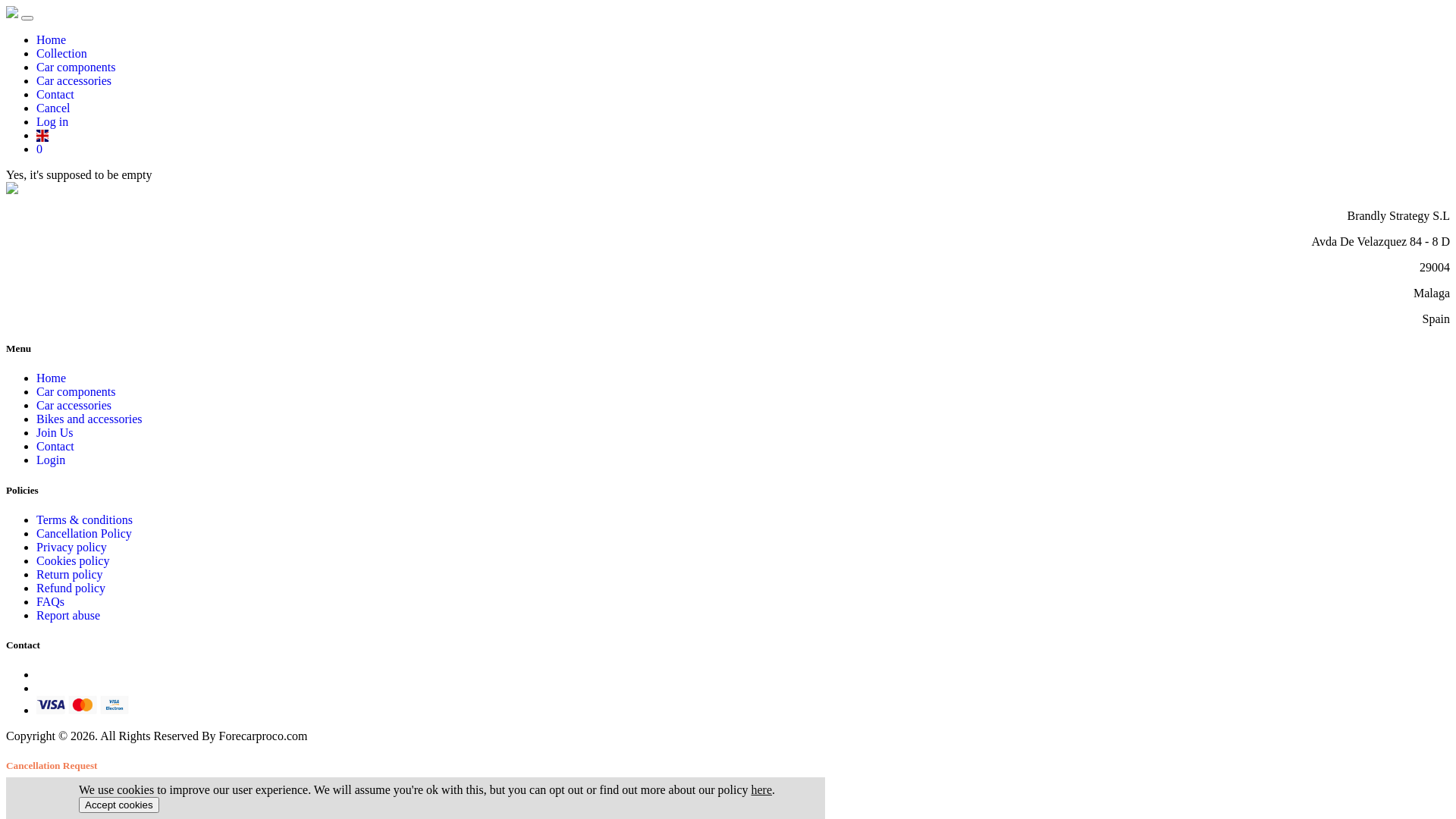 website screenshot of https://forecarproco.com/