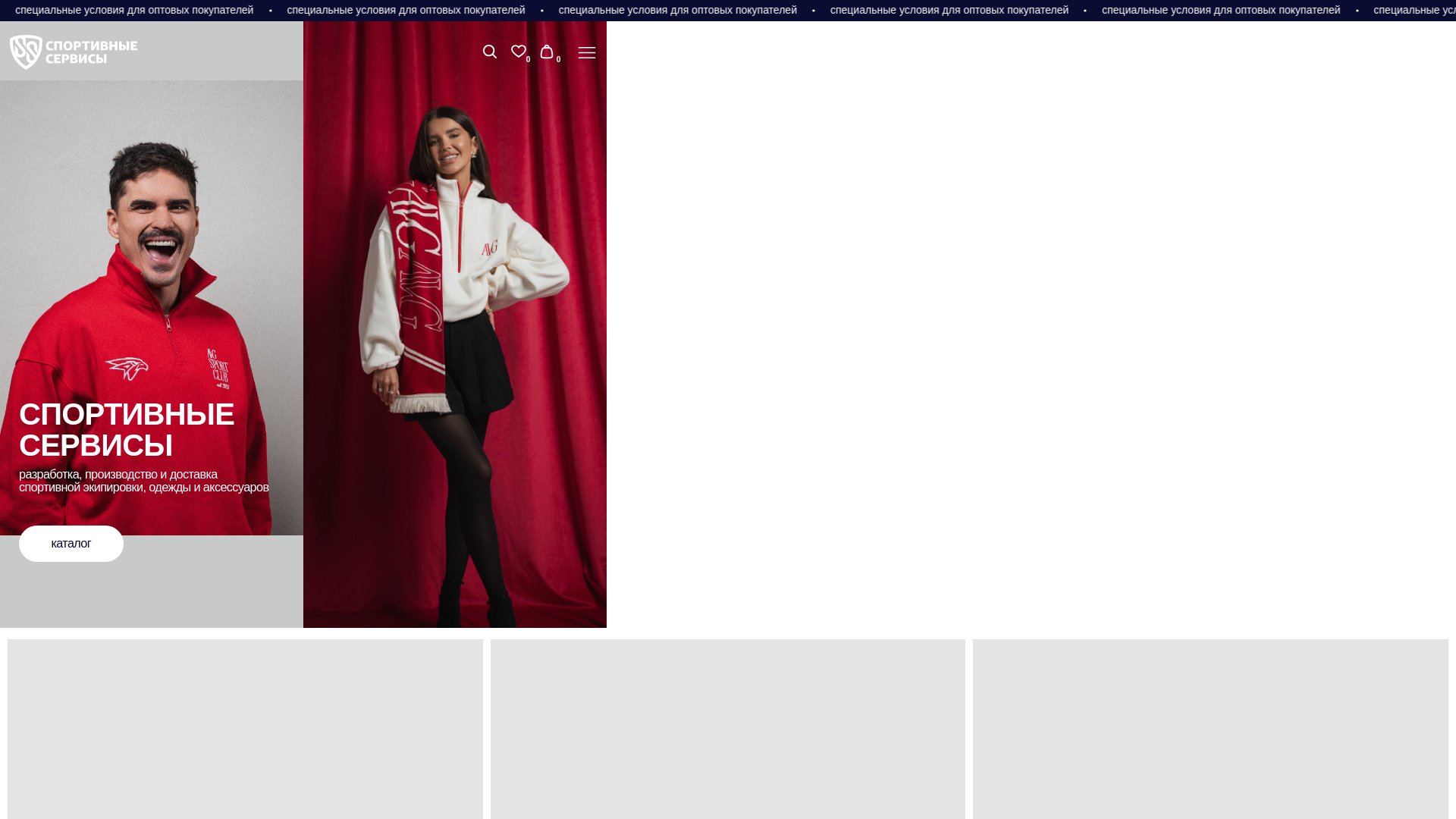 website screenshot of https://sport-services.pro/