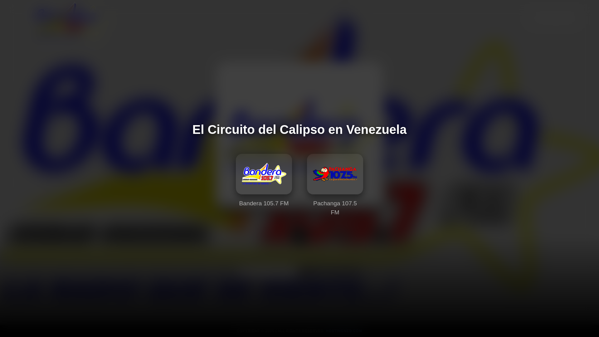 website screenshot of https://stream-banderafm.pages.dev/