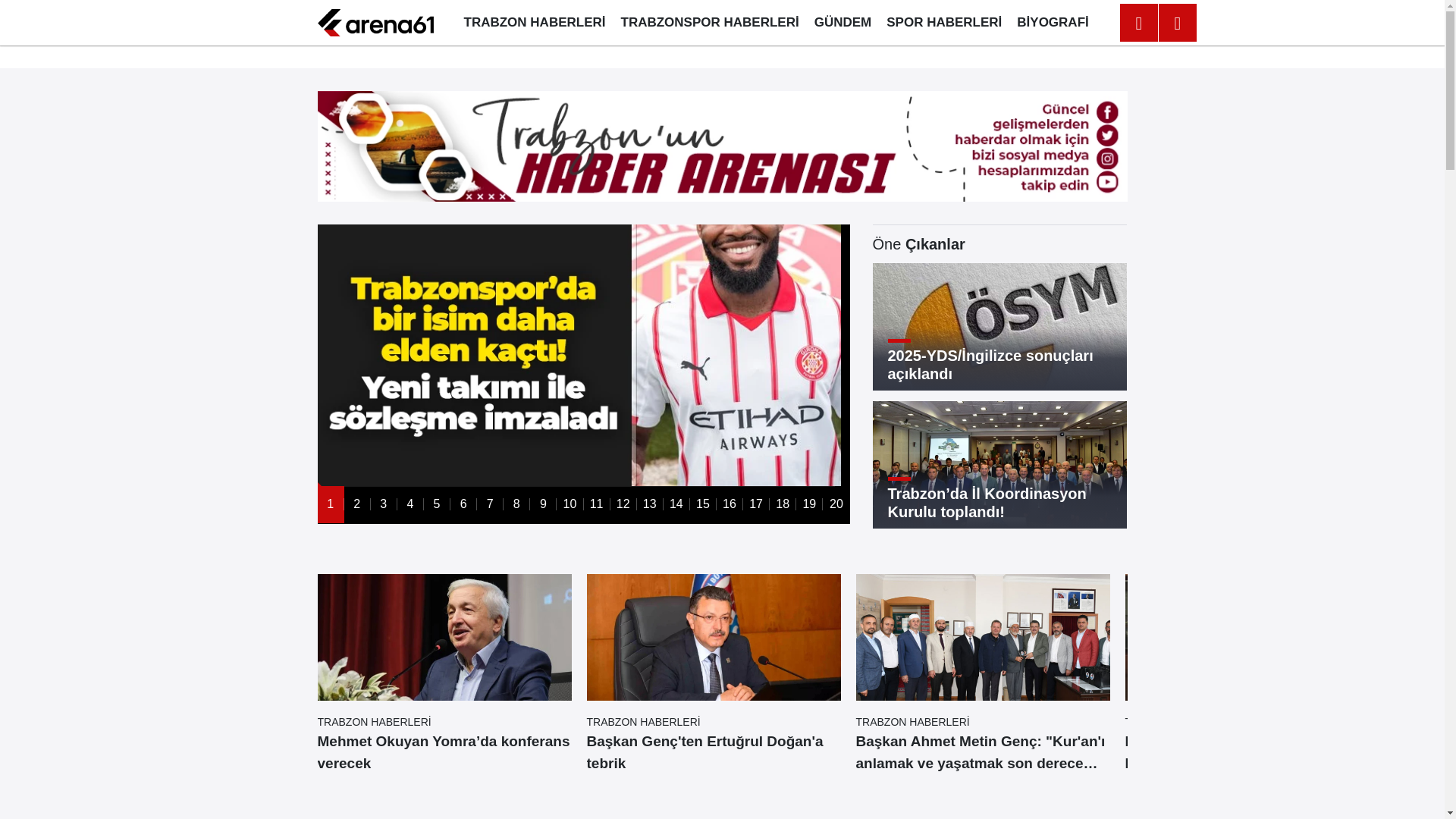 website screenshot of https://arena61.com