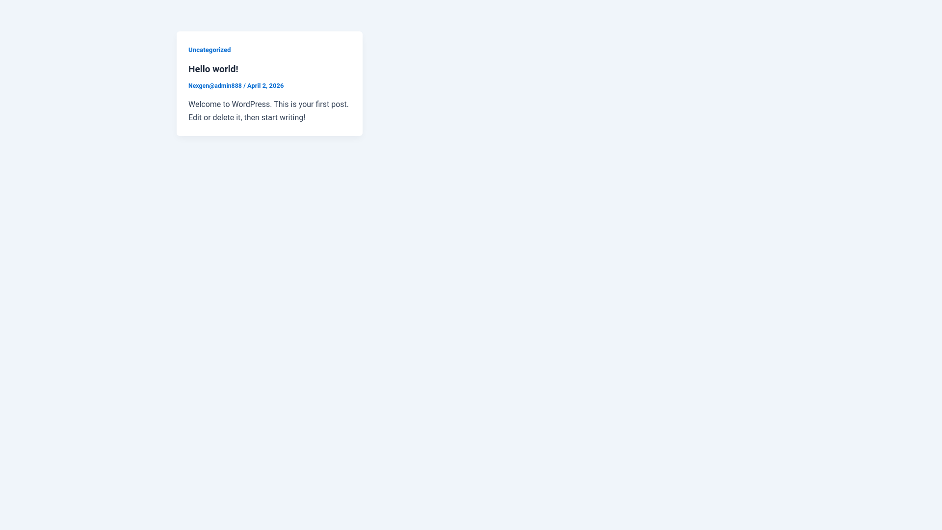 website screenshot of https://nexgenfoundry.com/