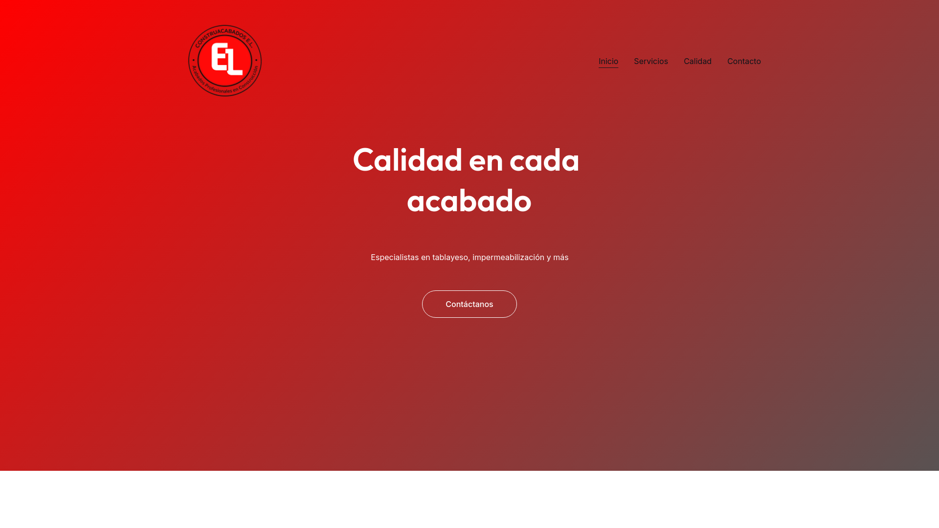 website screenshot of https://construacabadosel.com/