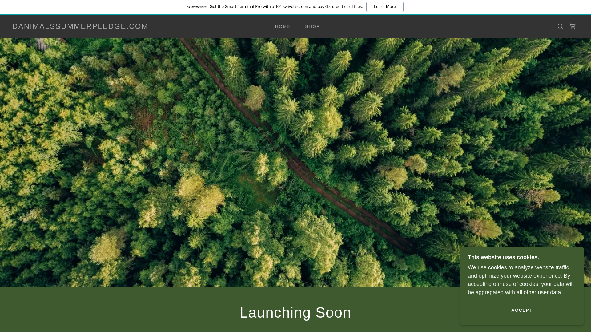 website screenshot of https://danimalssummerpledge.com/