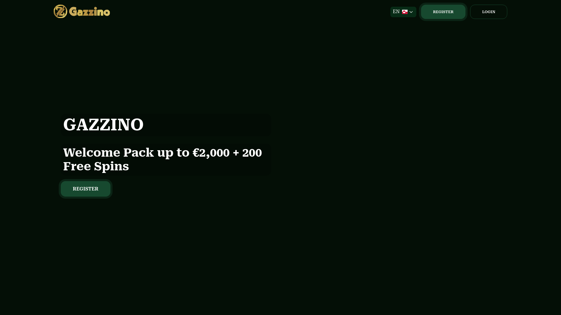 website screenshot of https://gazzino-casino.pages.dev/