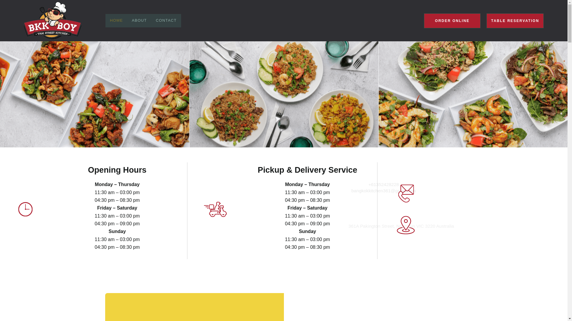 website screenshot of https://www.bkkboythai.com.au/