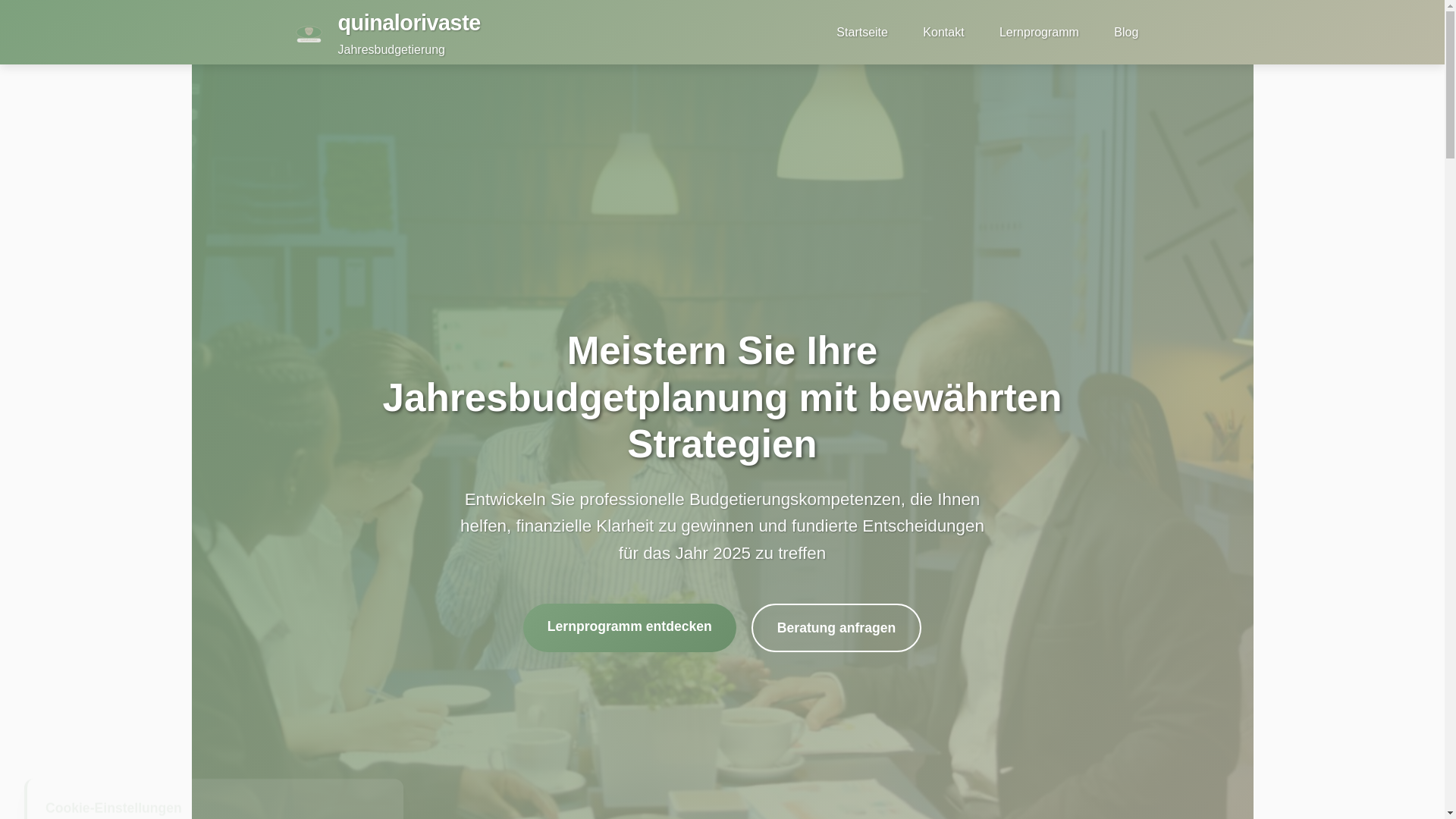 website screenshot of https://quinalorivaste.org/