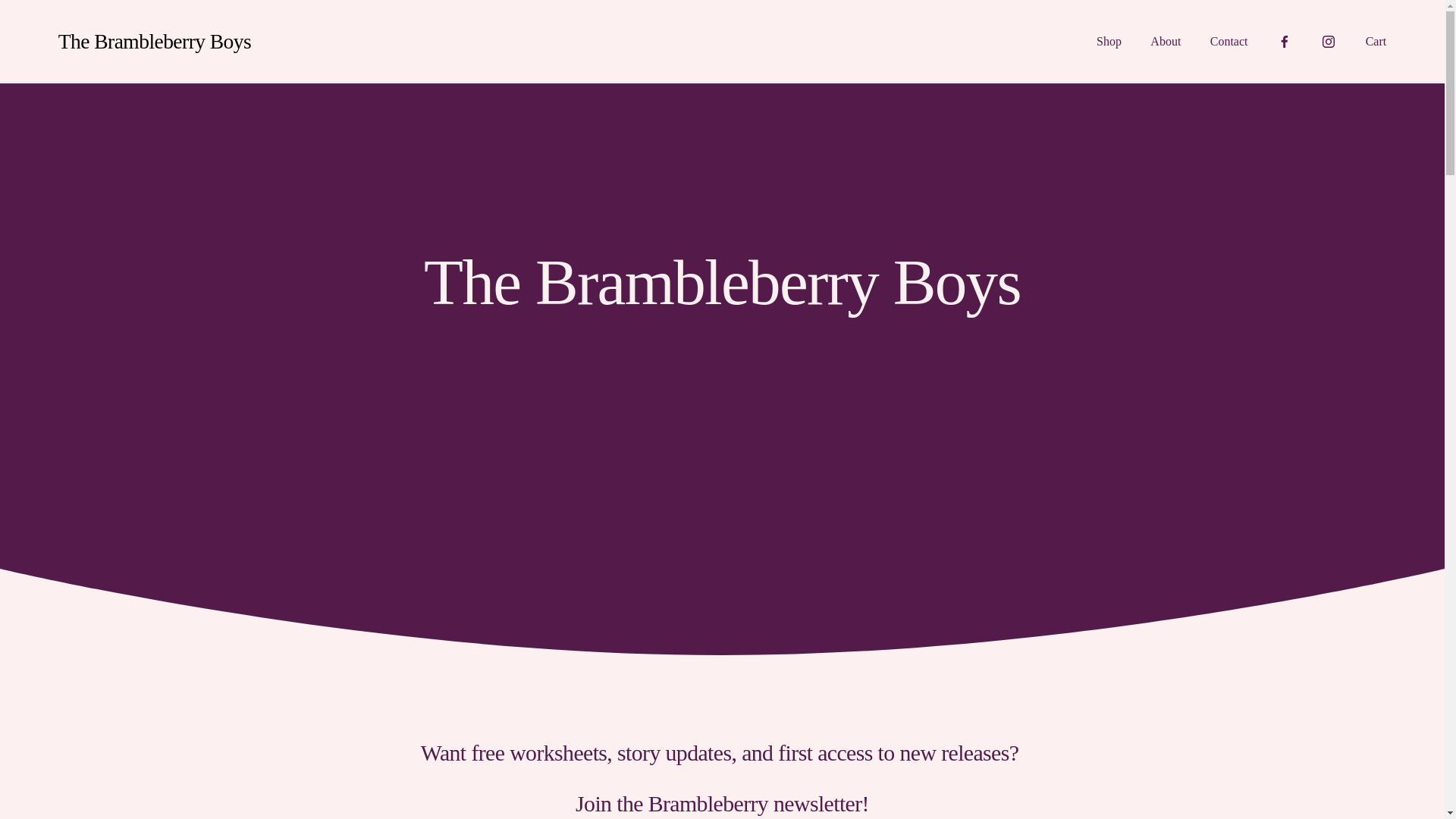 website screenshot of https://thebrambleberryboy.com/