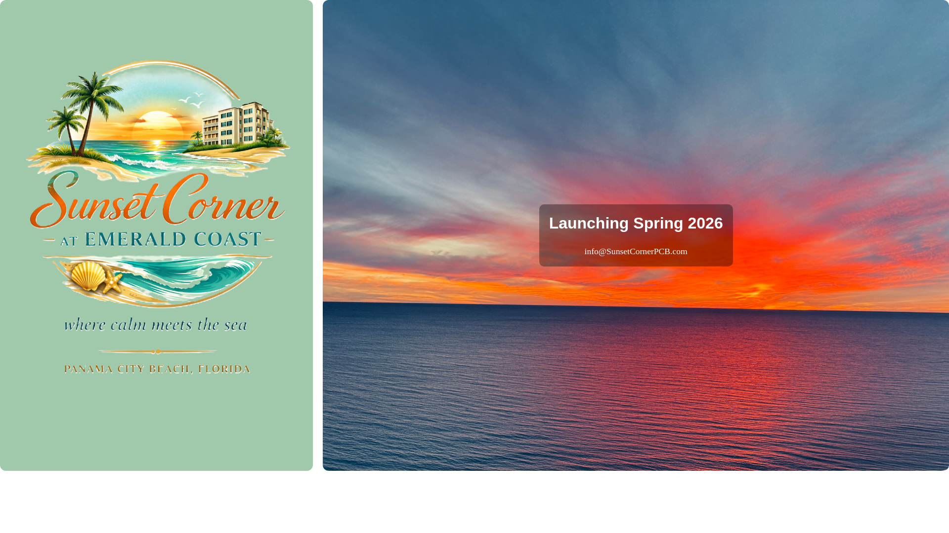 website screenshot of https://sunsetcornercondo.com/