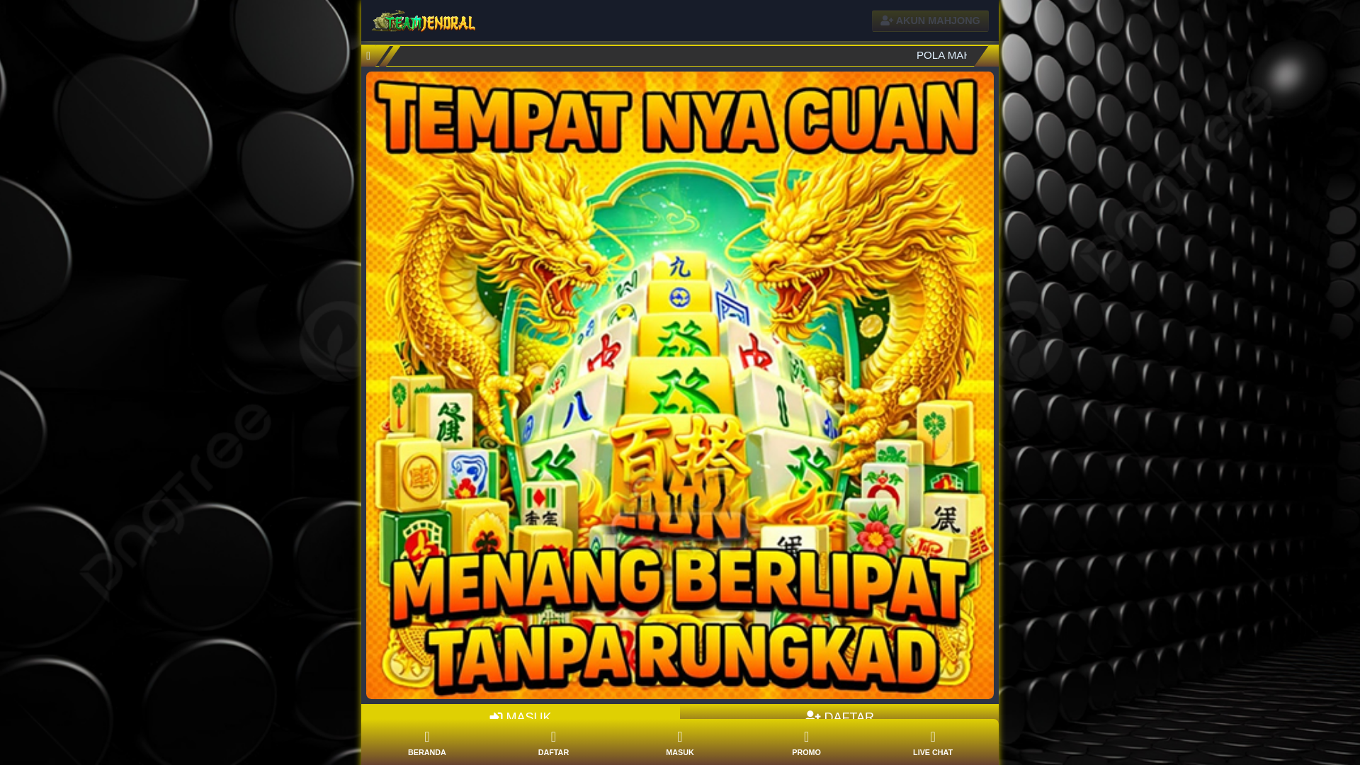 website screenshot of https://polamahjong-878.pages.dev/