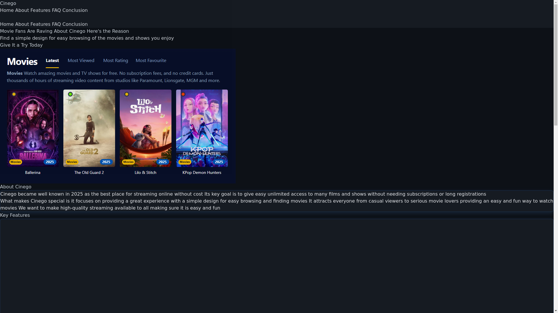 website screenshot of https://cinego-kmjx.pages.dev/