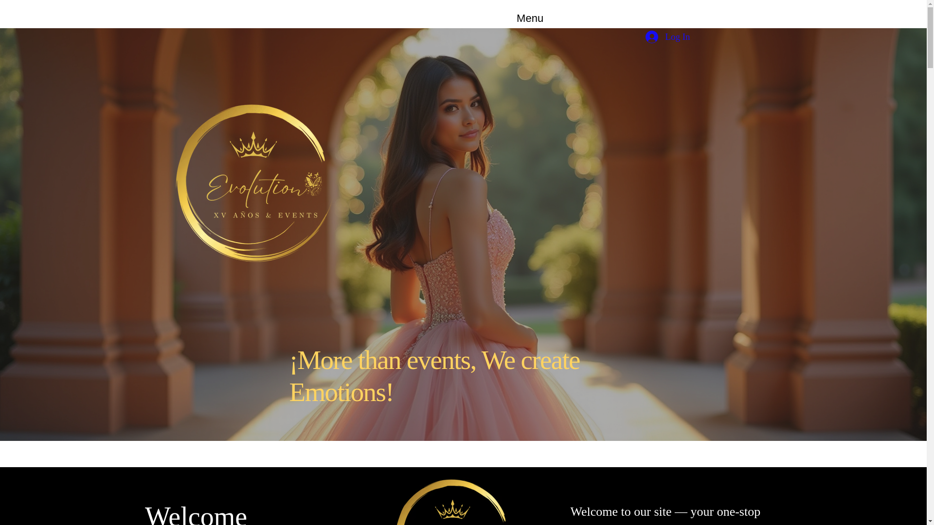 website screenshot of https://evolutioneventschicago.com/