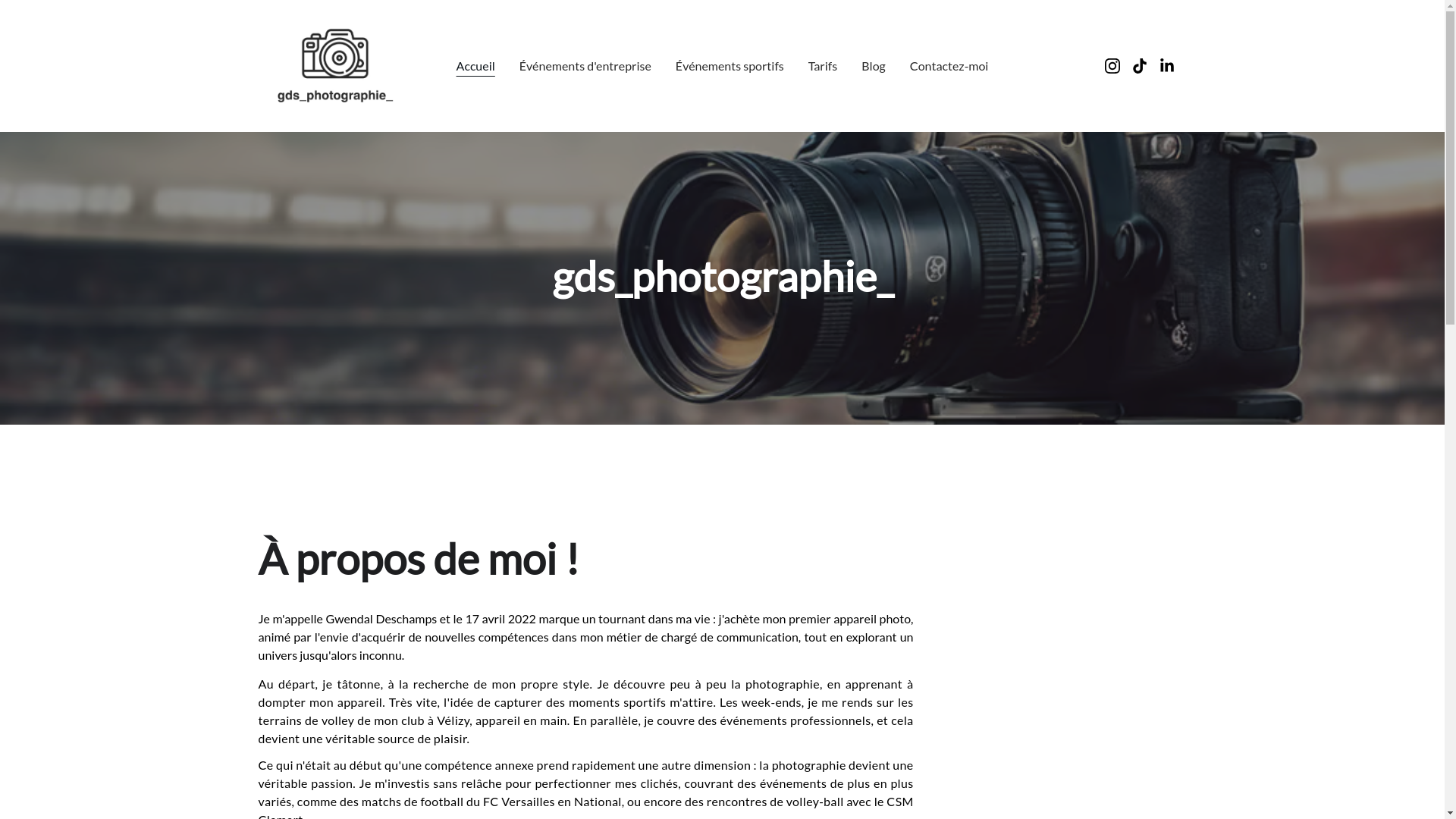 website screenshot of https://gdeschampsphotographie.fr/