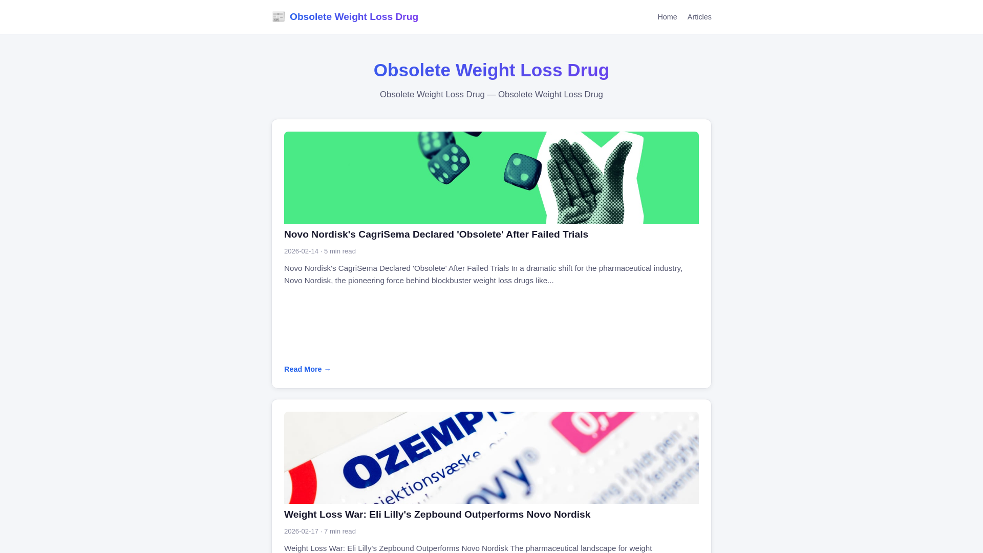 website screenshot of https://obsolete-weight-loss-drug.pages.dev/