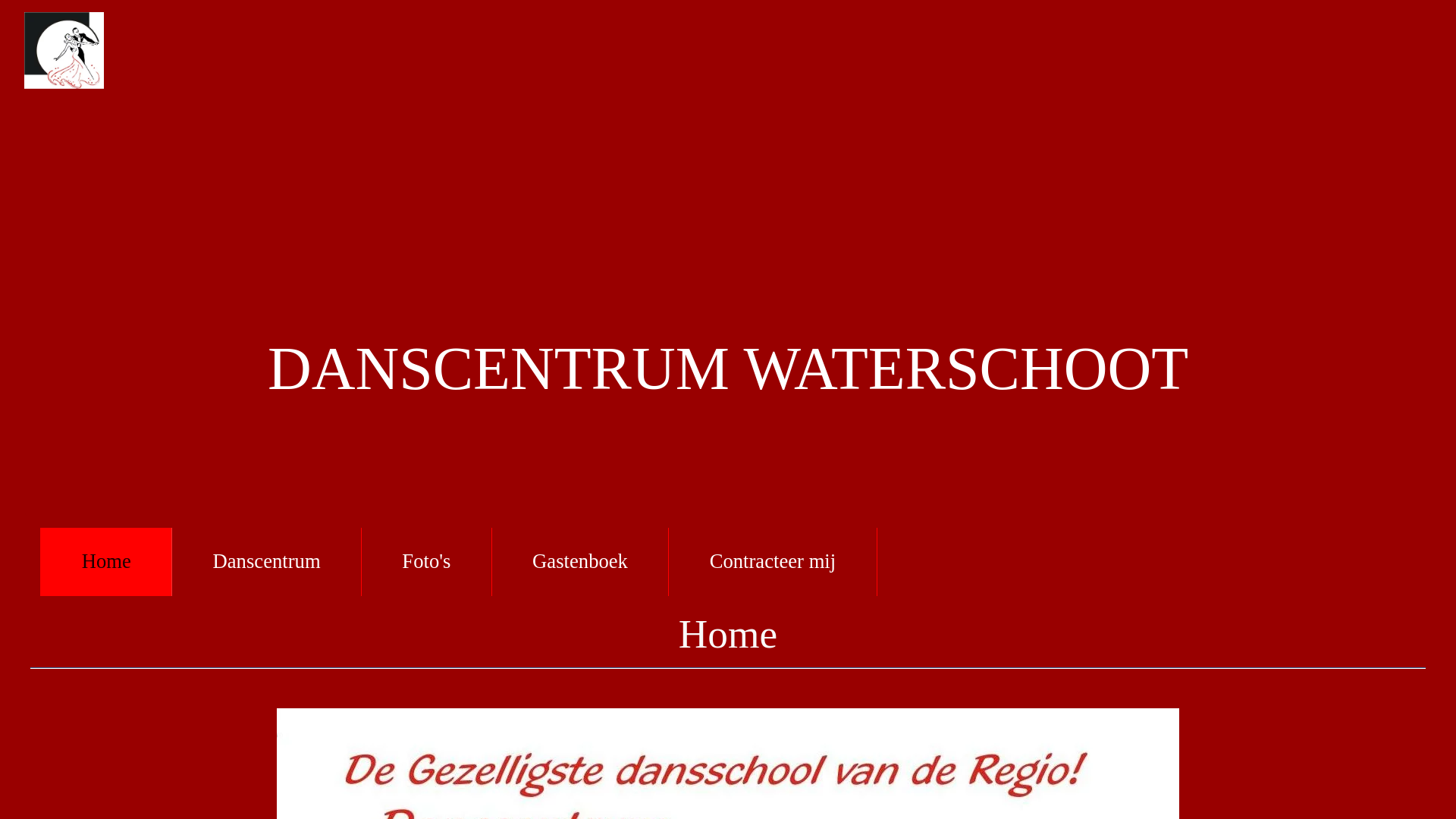 website screenshot of https://danscentrumwaterschoot.eu/