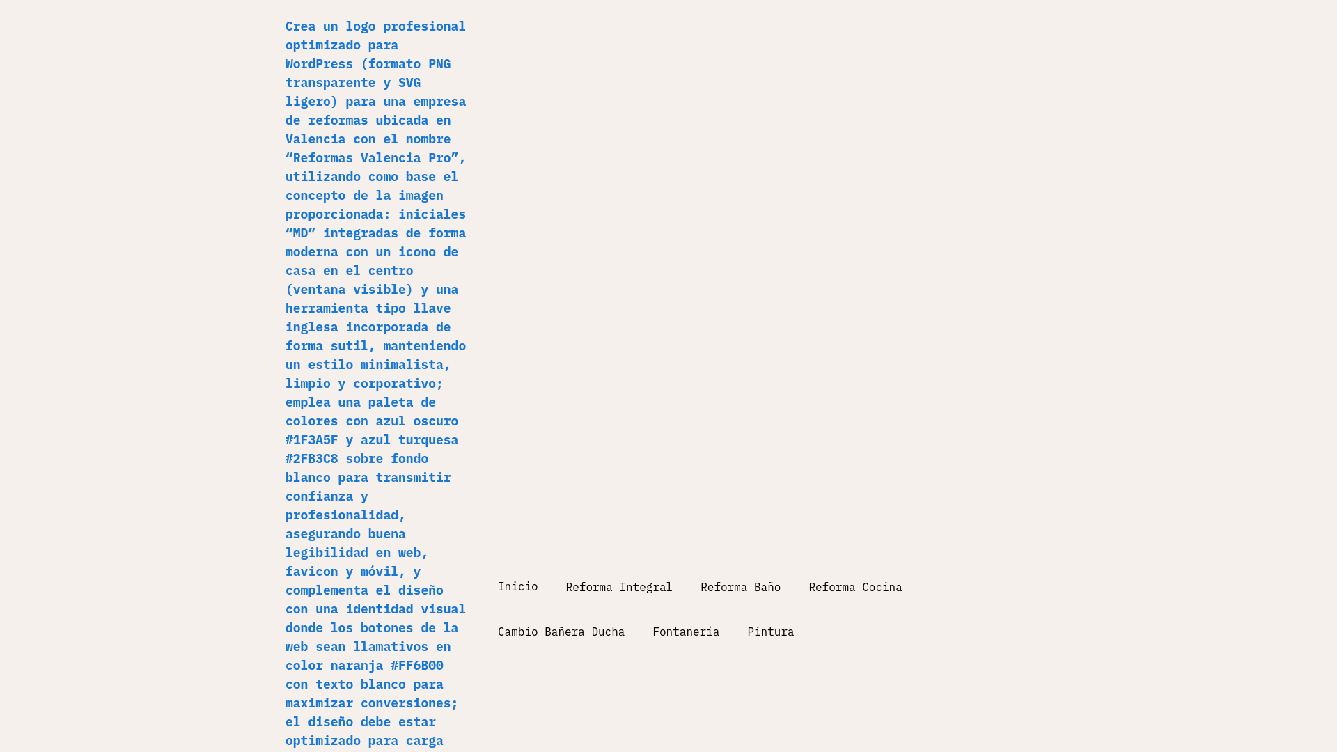 website screenshot of https://reformasvalenciapro.com/