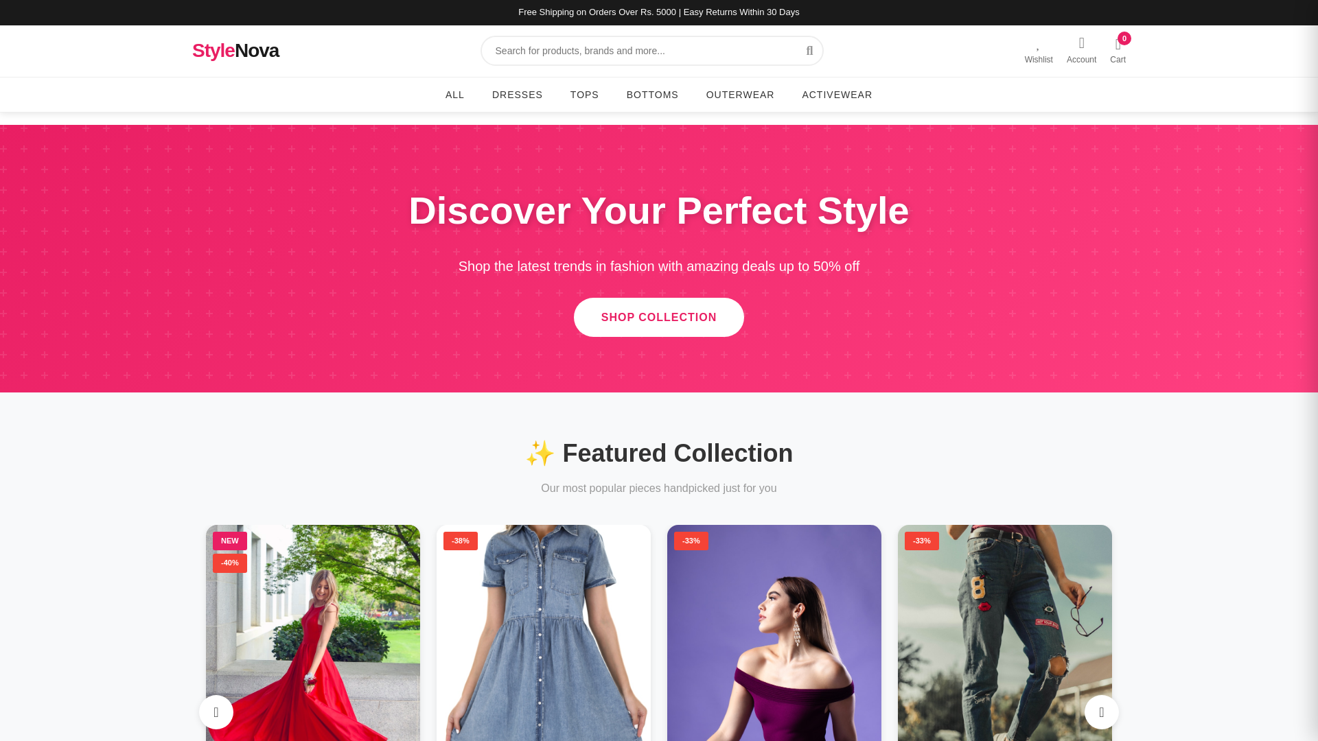 website screenshot of https://bazaarpoint.xyz/